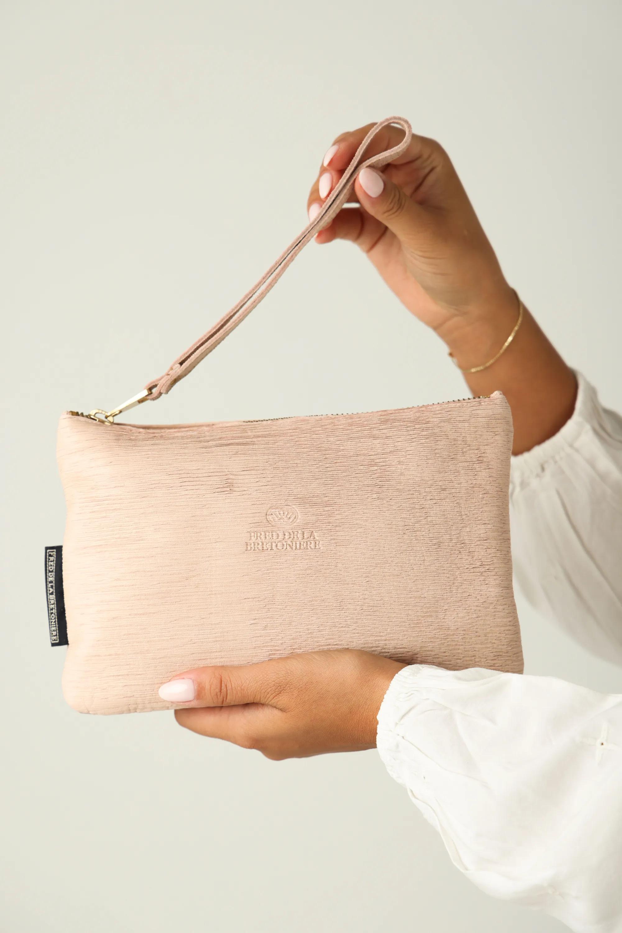 Fred Clutch Nr. 1 No-Waste Leder Soft Pink