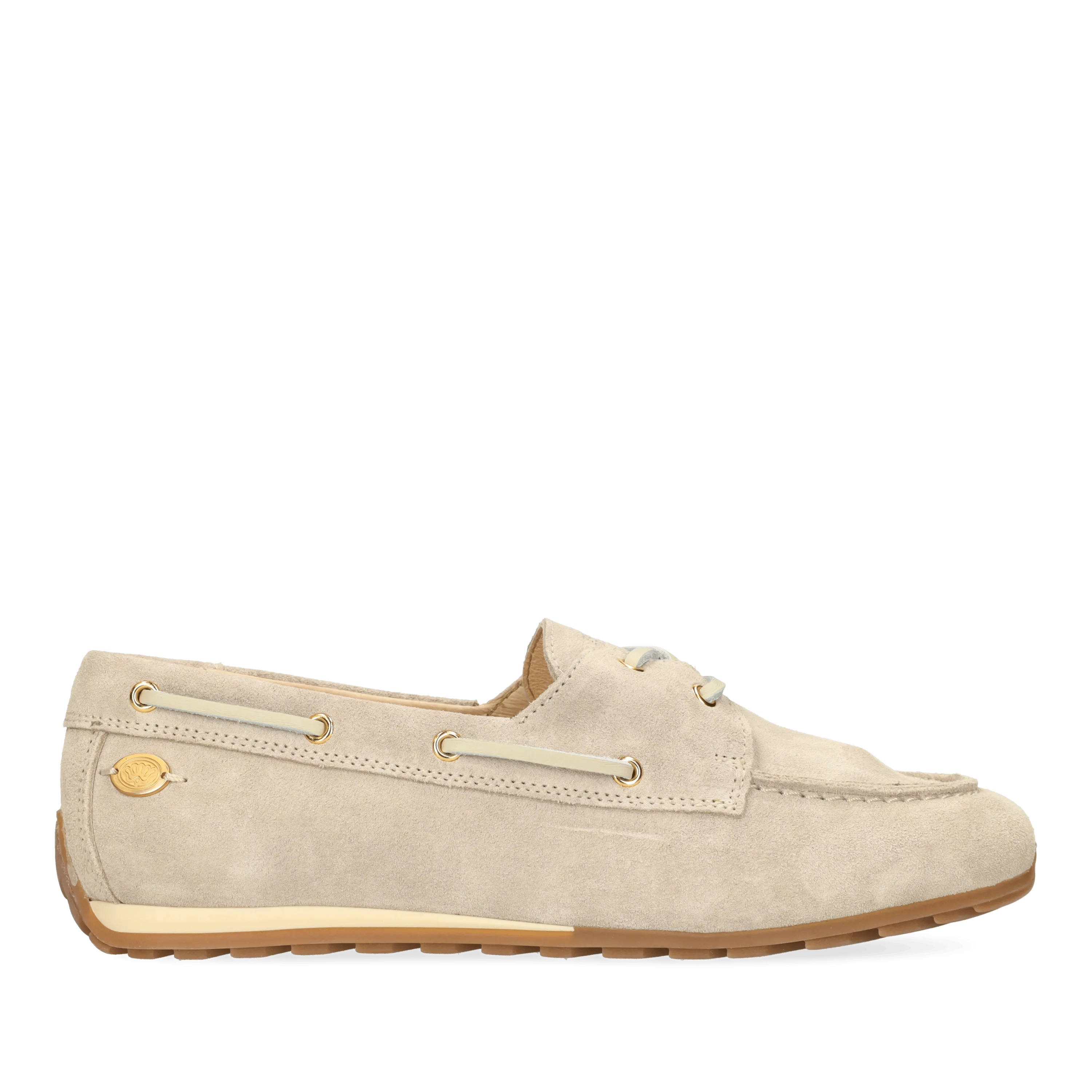 Uta Mocca mocassin suède beige