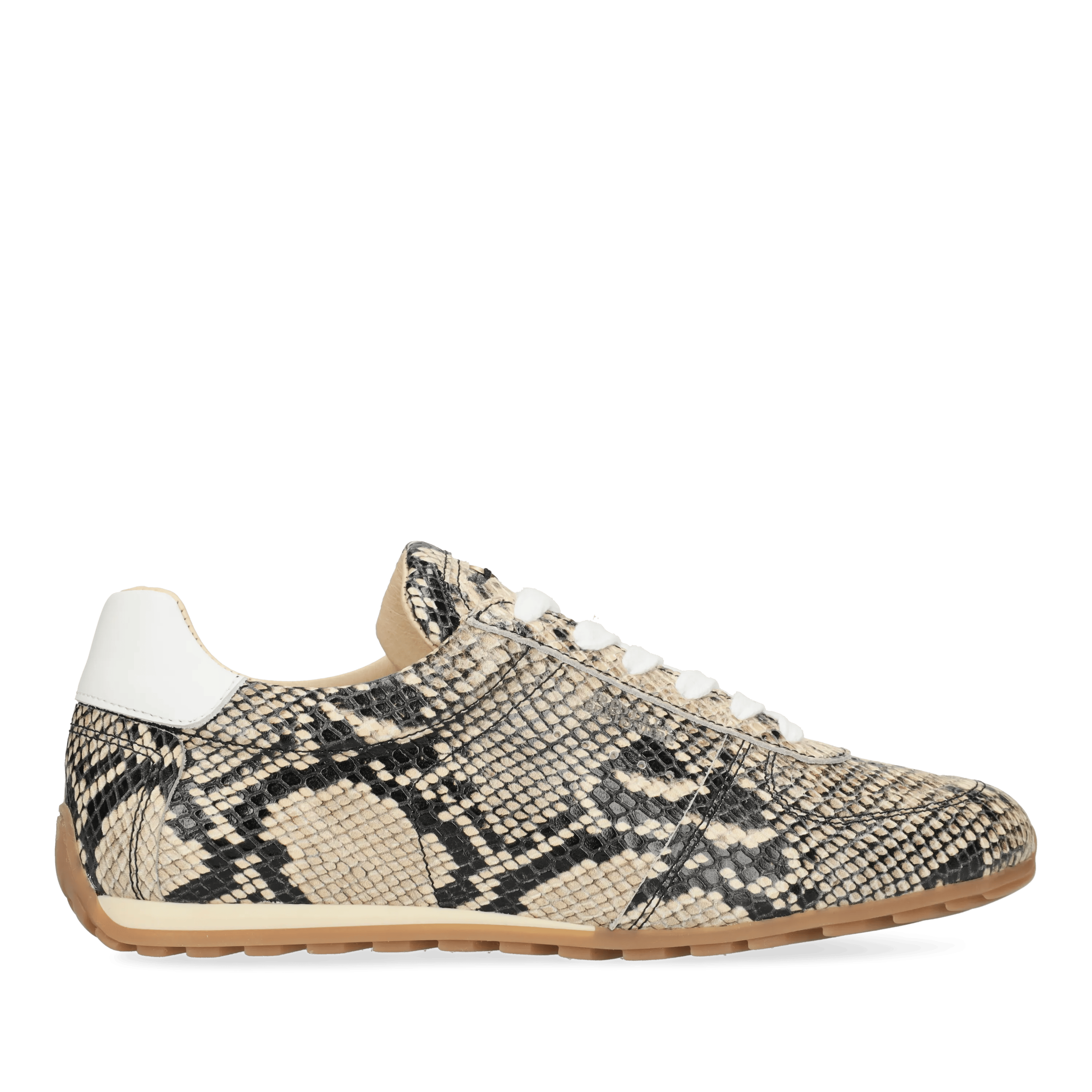 Uta Base sneaker snake beige