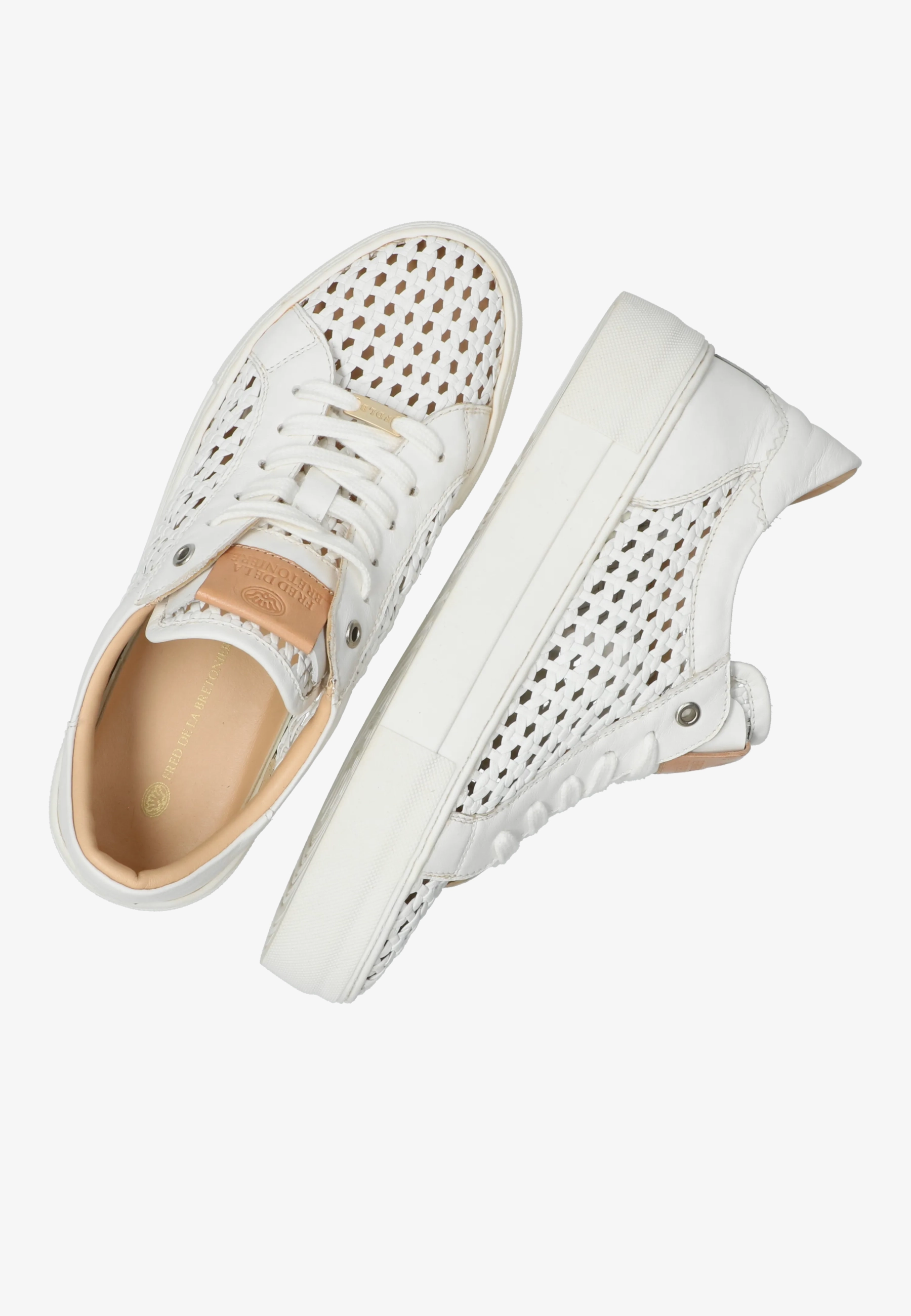 Storm Isa sneaker geweven Wit