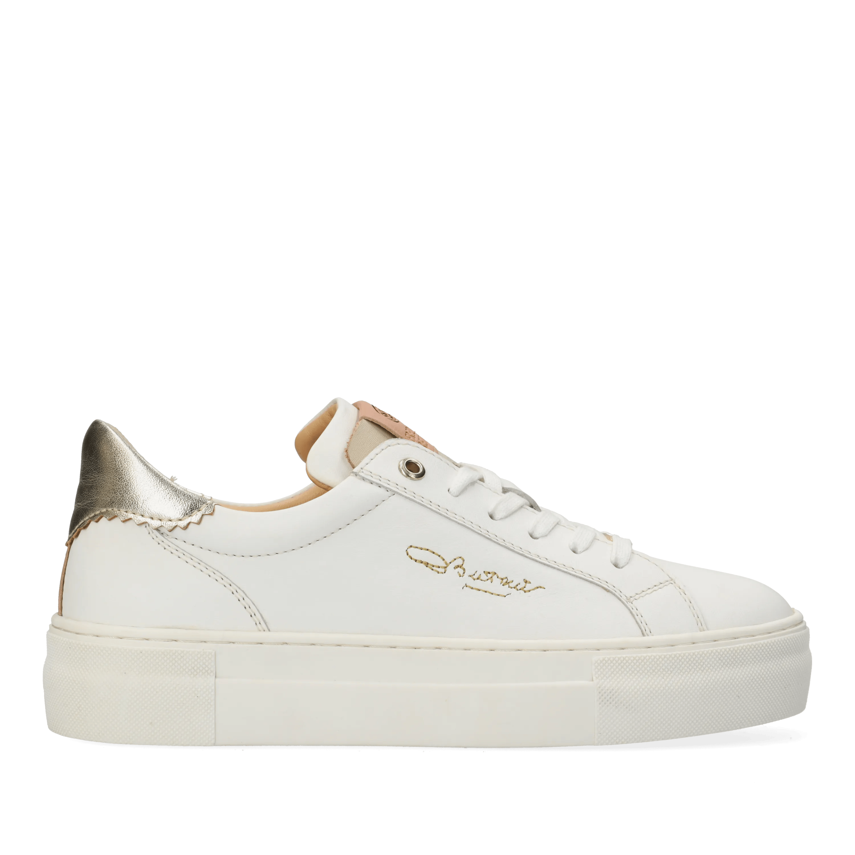Storm Isa sneaker Leer Wit/Goud