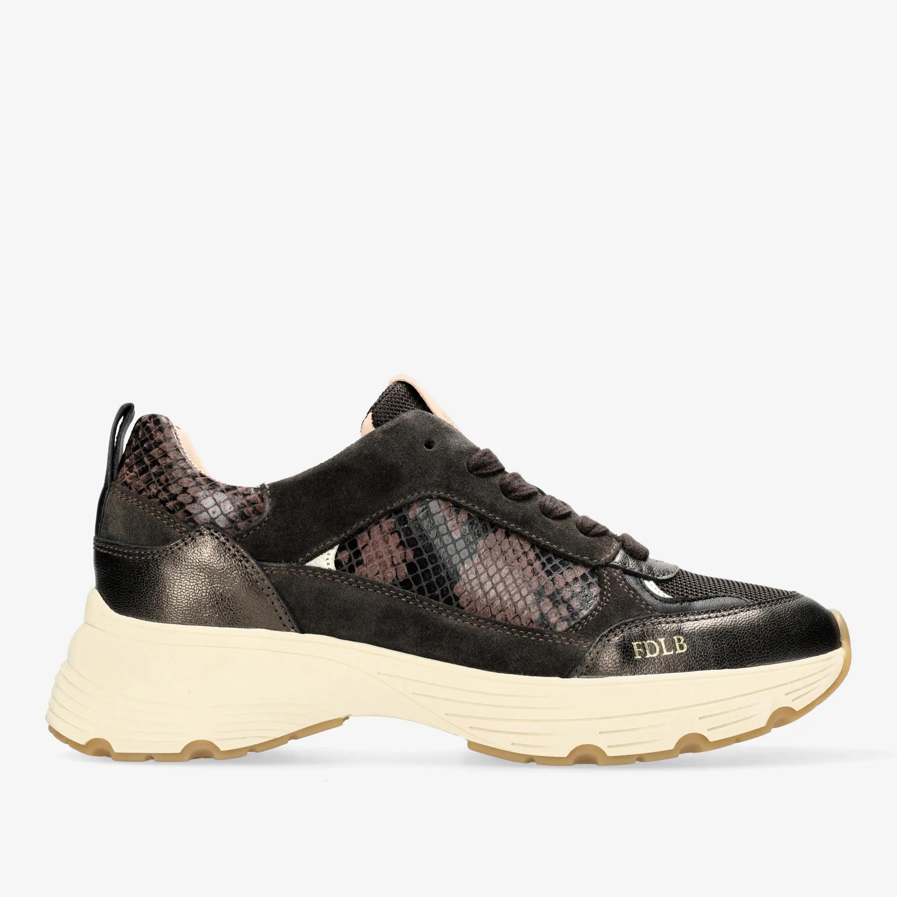 Mariola Luna sneaker Python Donkerbruin