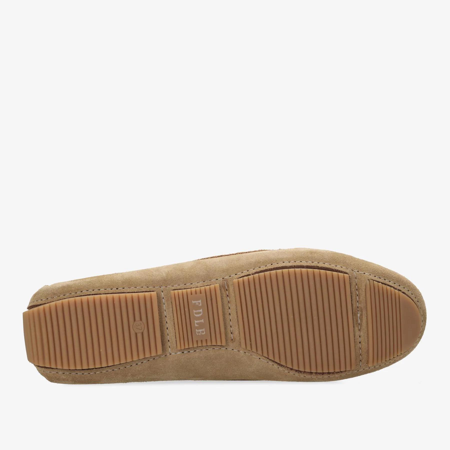 Billy Indy mocassin suède licht cognac