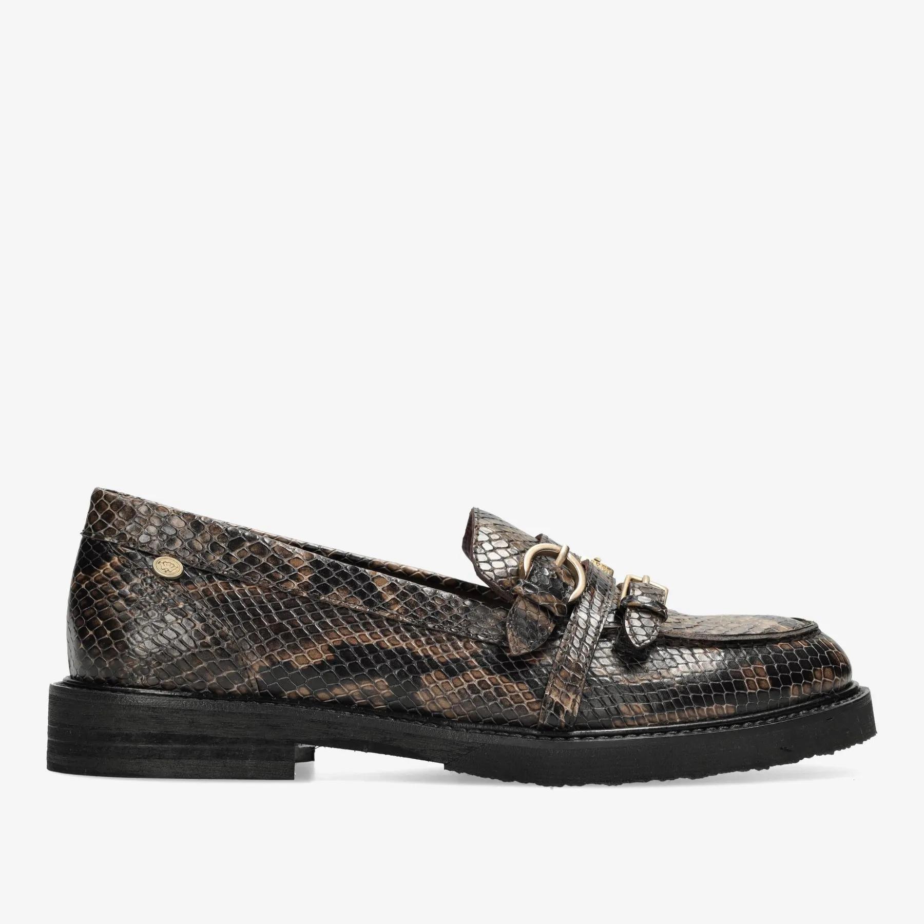 Paris Grive instapper Python print leer Donkerbruin