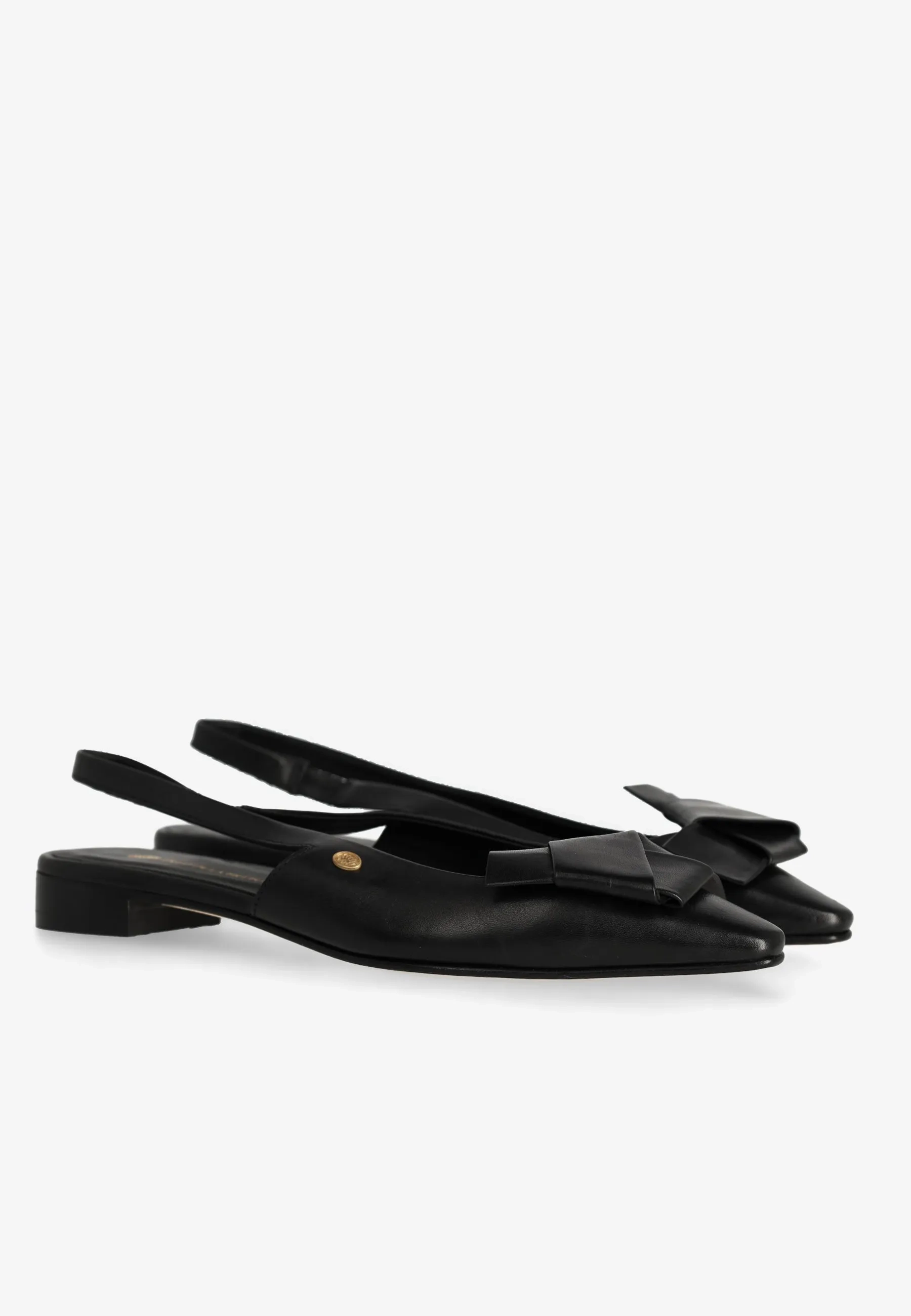 Elisse Sling slingback nappaleer zwart