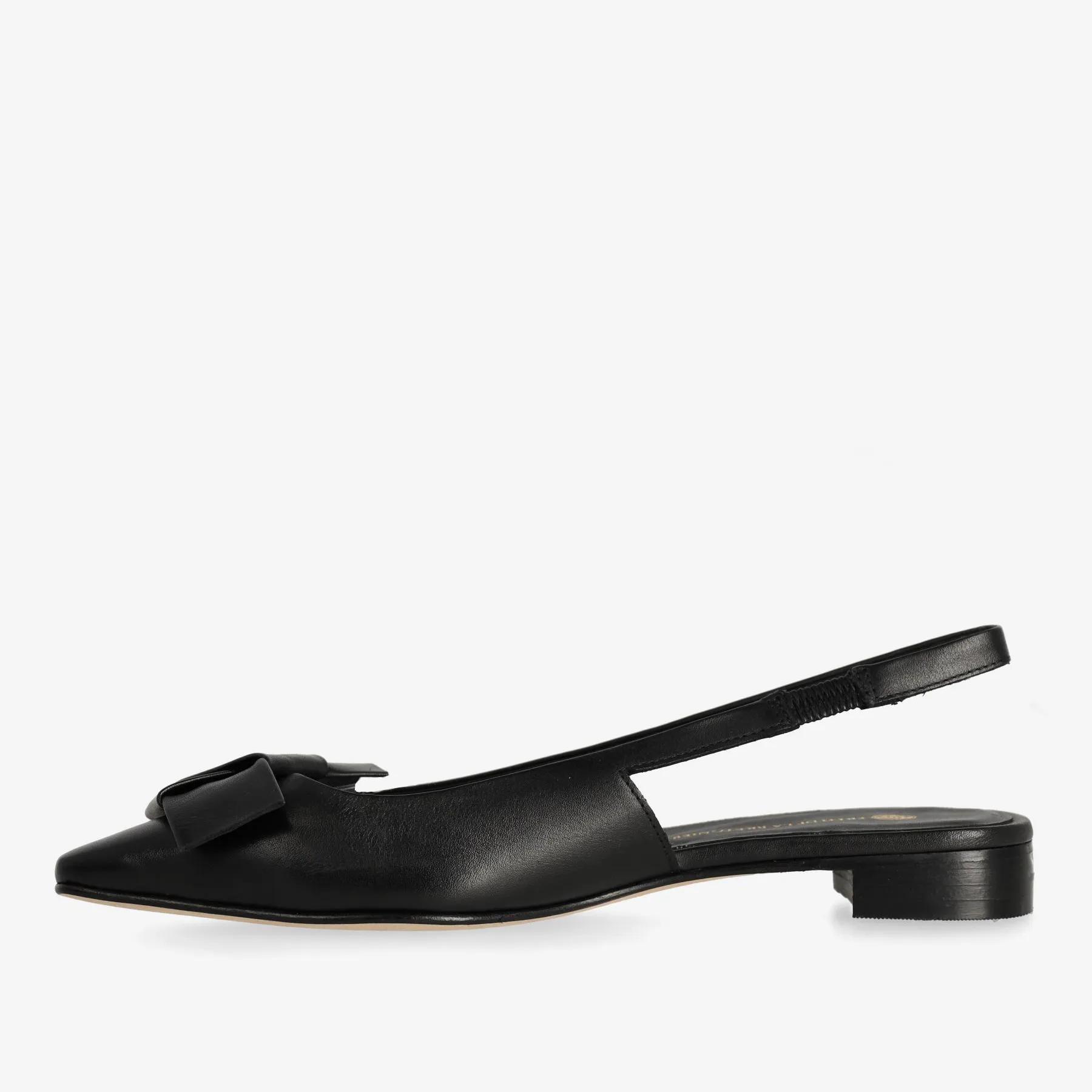 Elisse Sling slingback nappaleer zwart