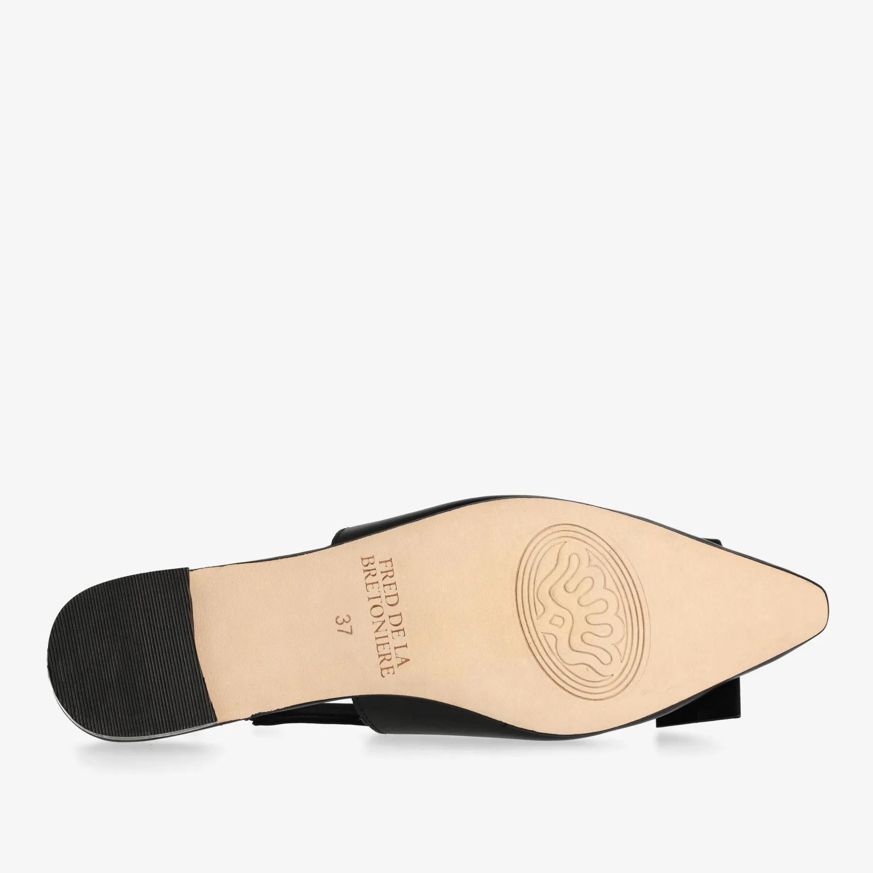 Elisse Sling slingback nappaleer zwart