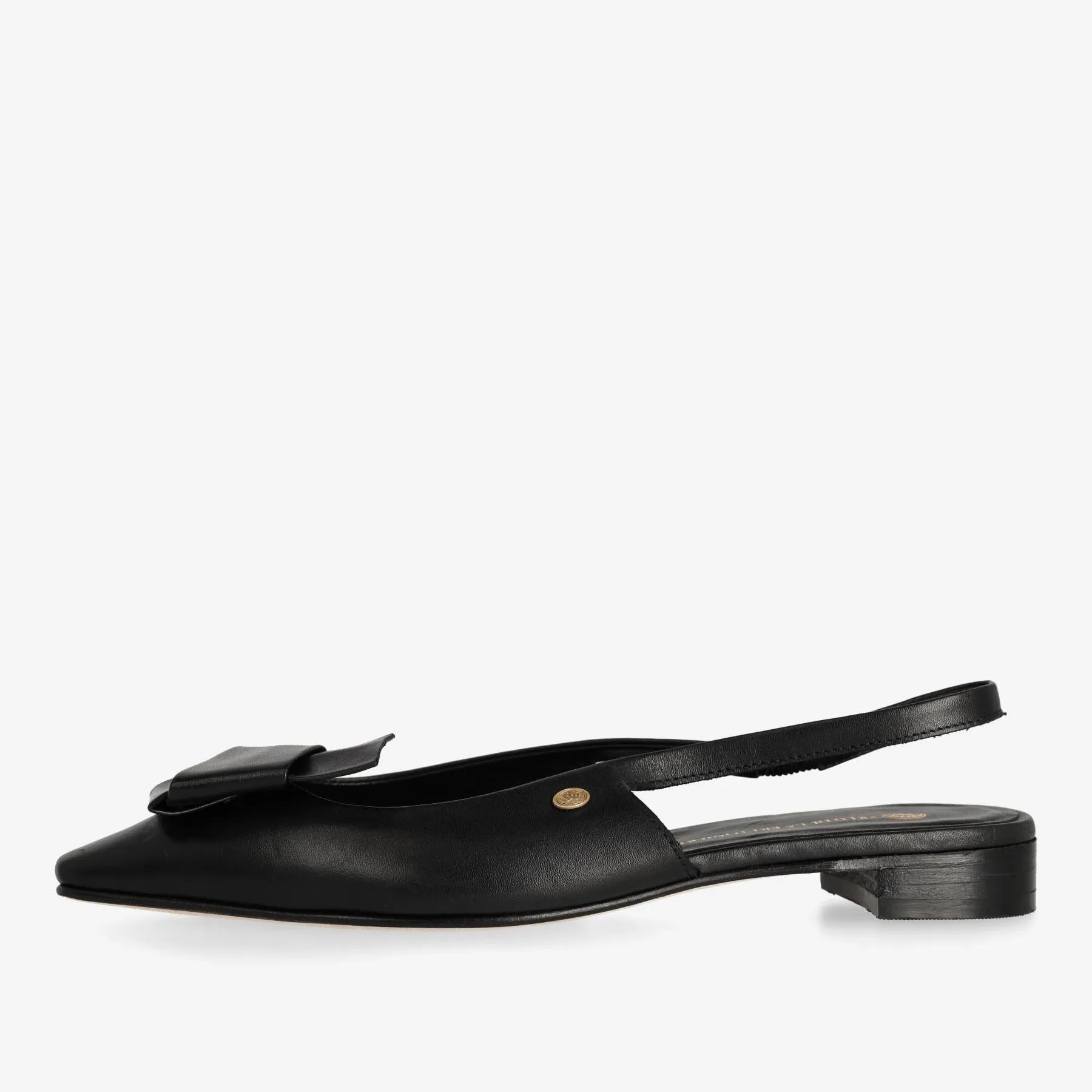 Elisse Sling slingback nappaleer zwart