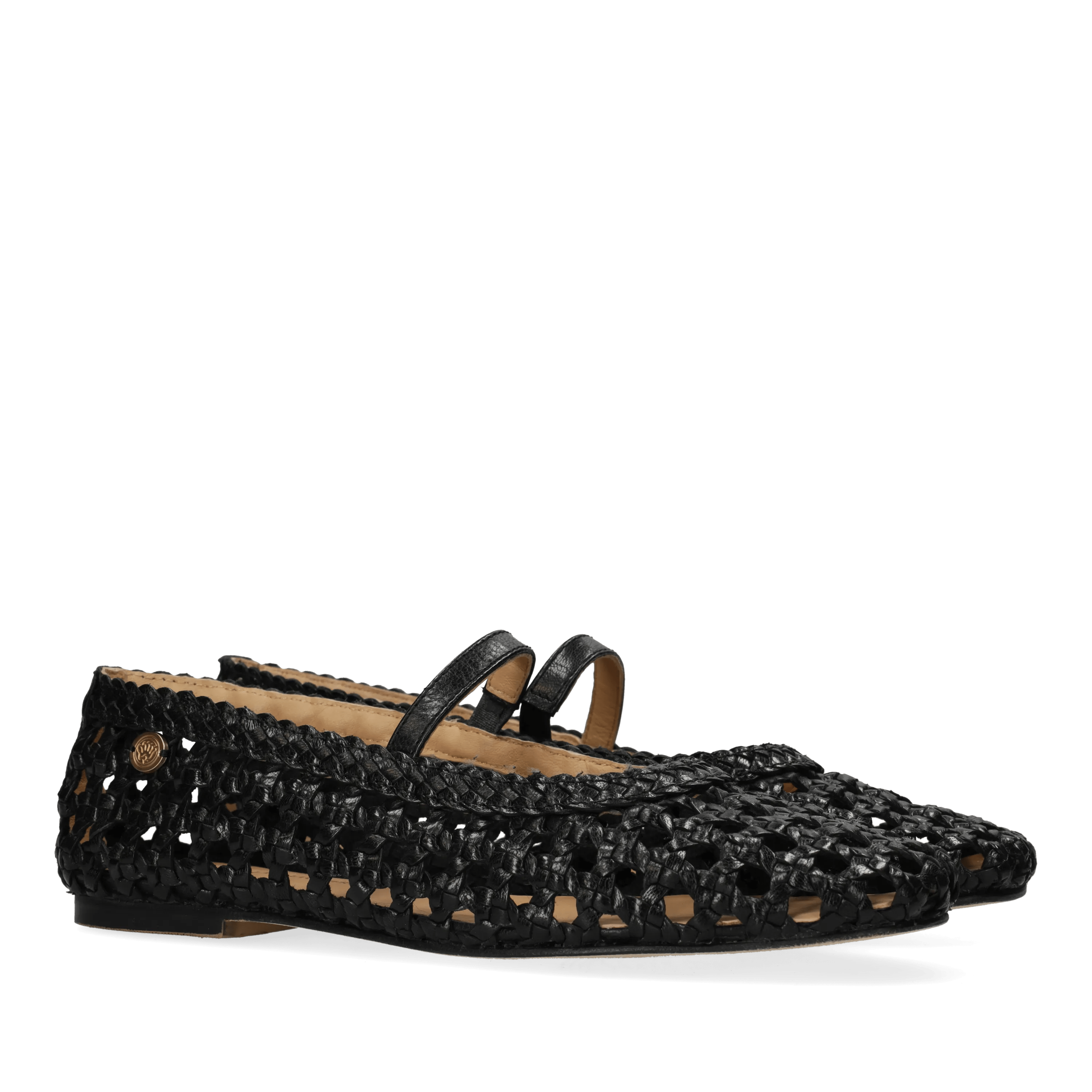 Gilty Eileen ballerina leer zwart