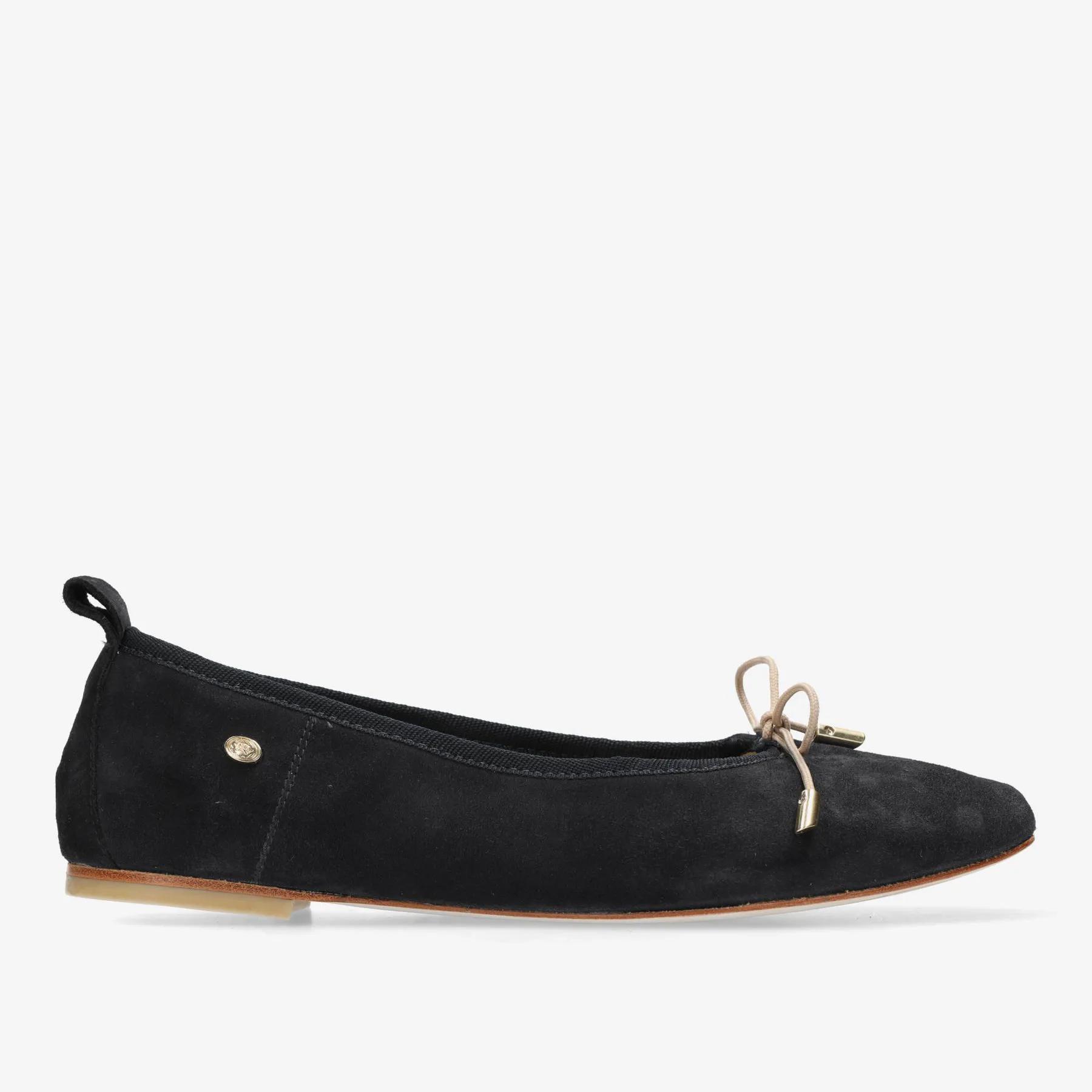 Idris Balletto ballerina luxury suède marineblauw