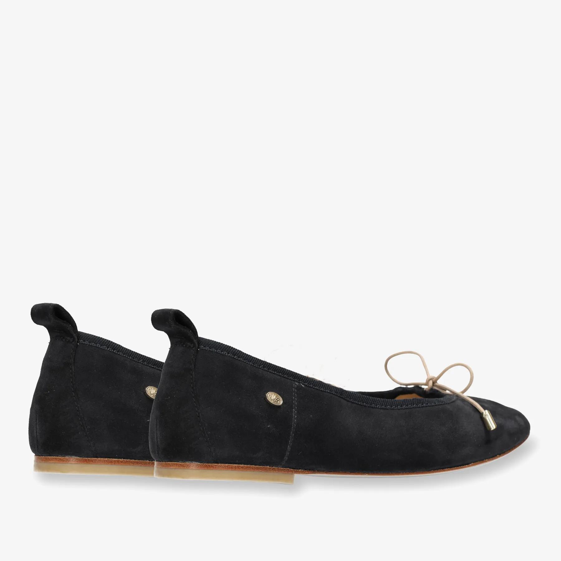 Idris Balletto ballerina luxury suède marineblauw
