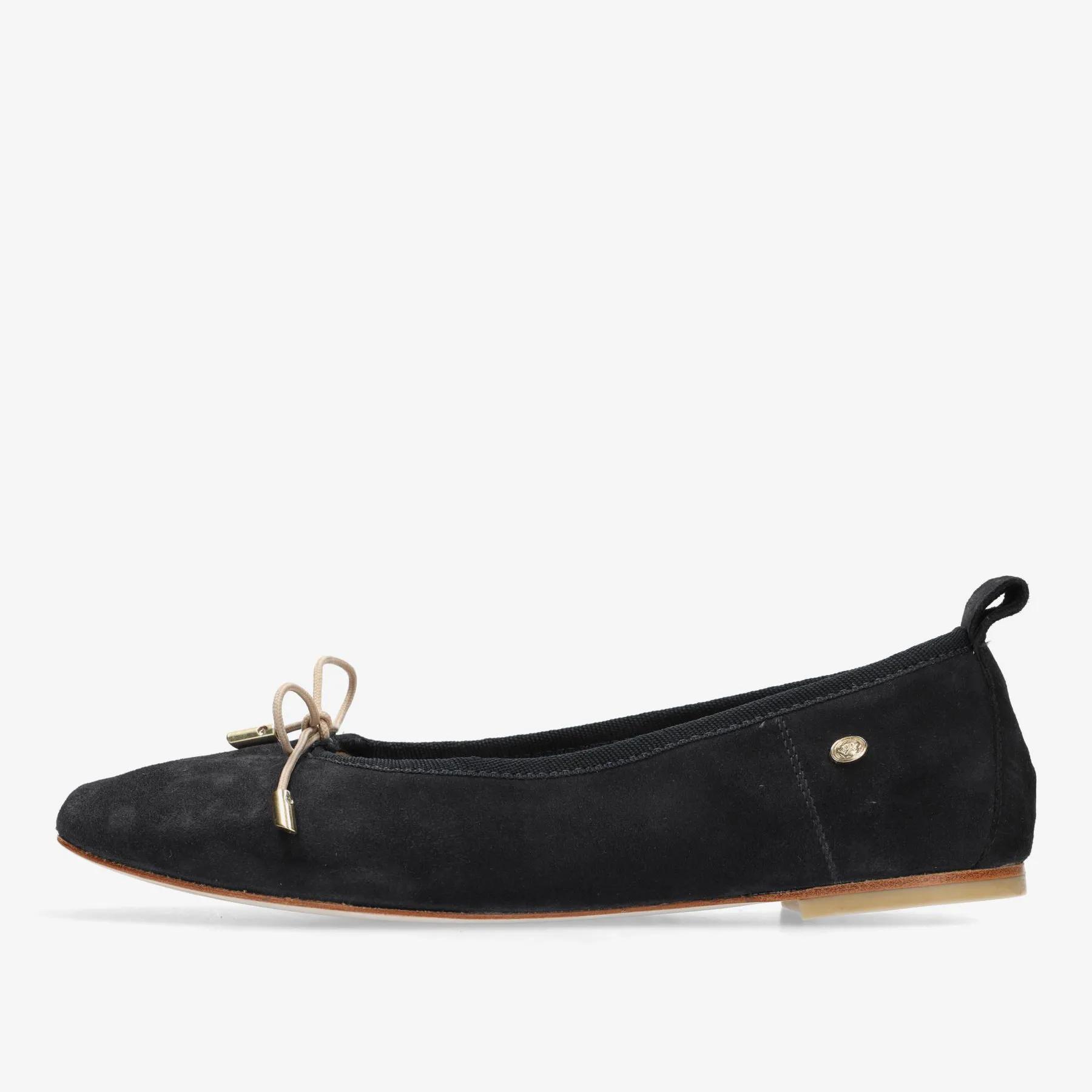 Idris Balletto ballerina luxury suède marineblauw