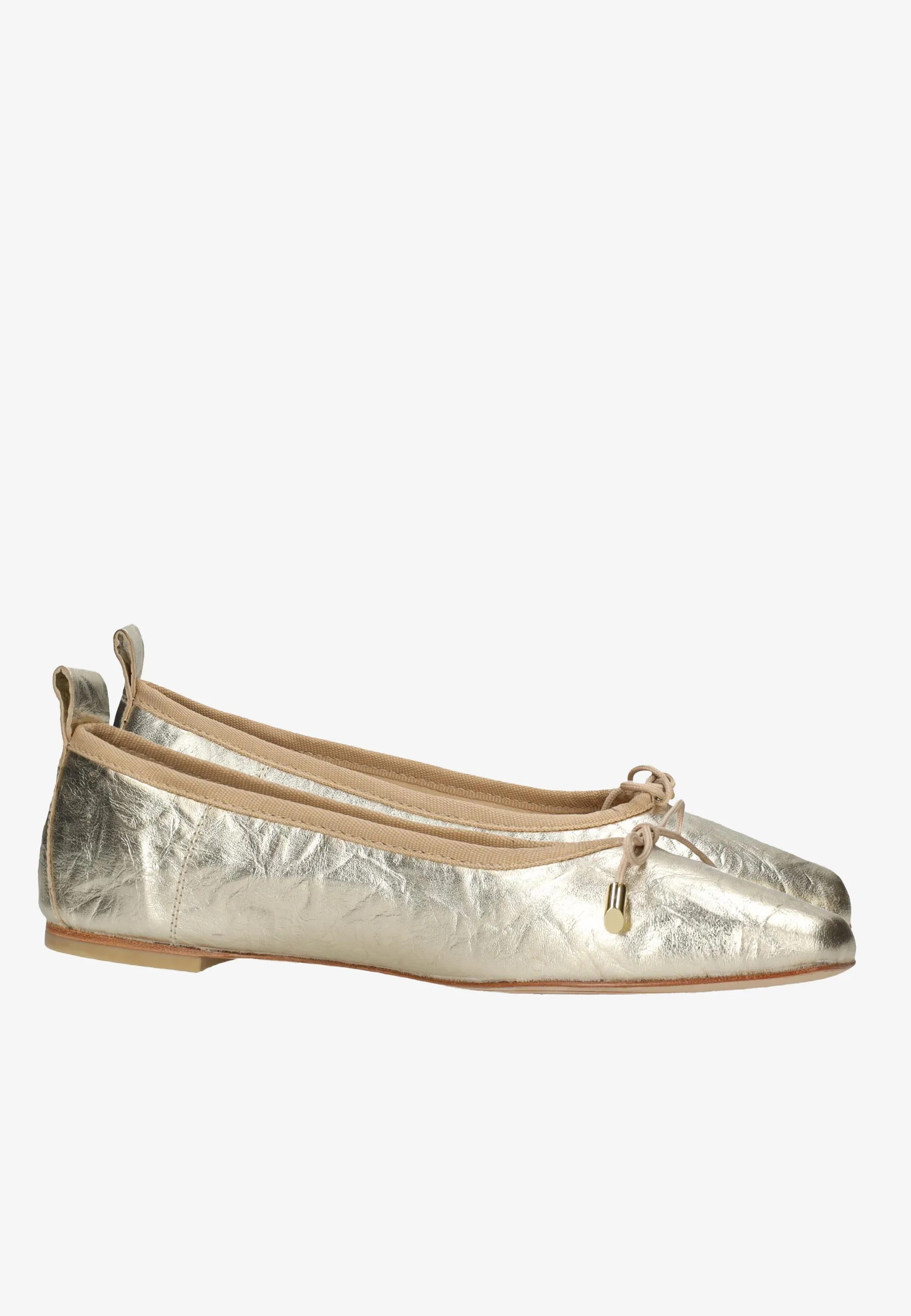 Idris Balletto ballerina crunch metallic lichtgoud