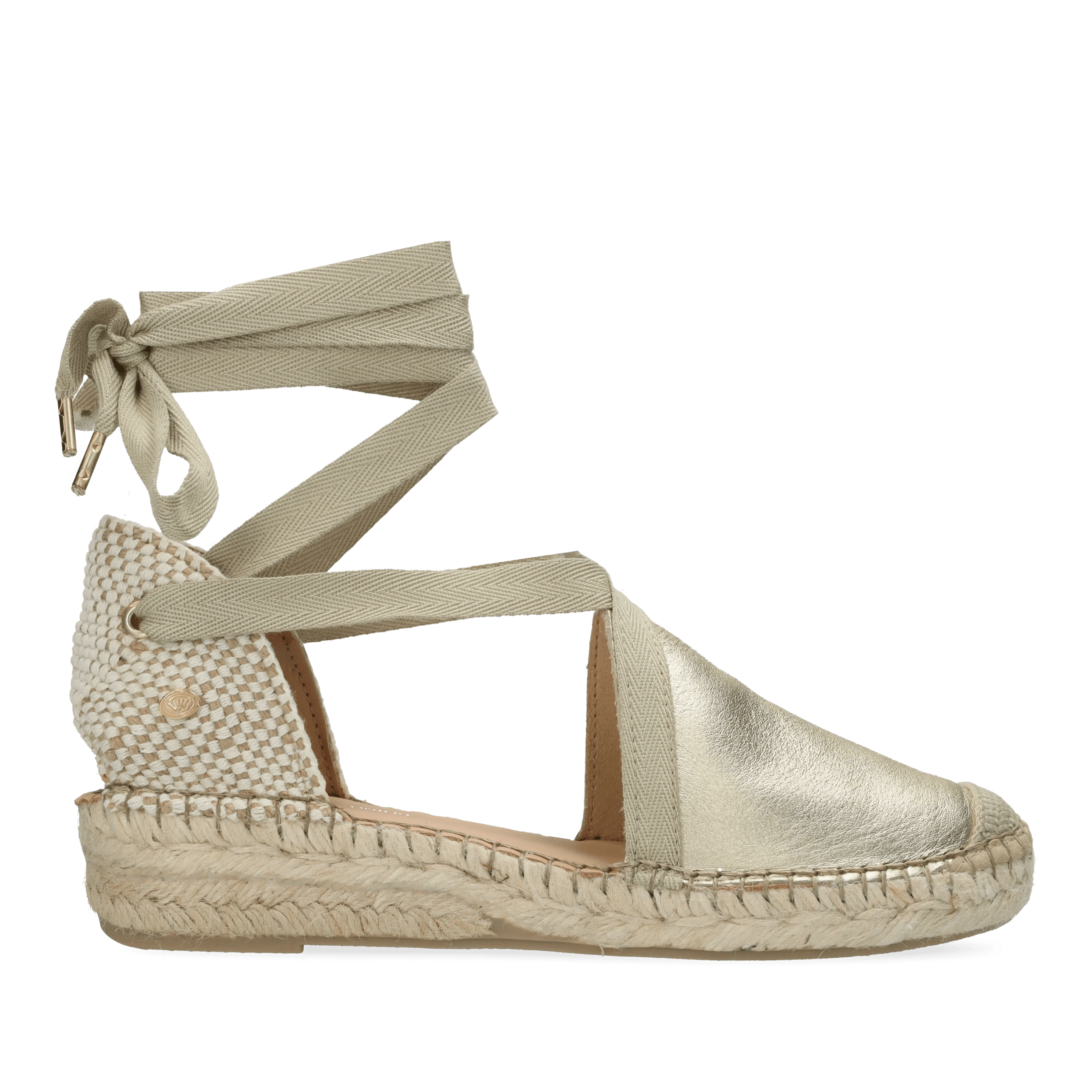 Romi Luz Espadrille Metallic Hellgold