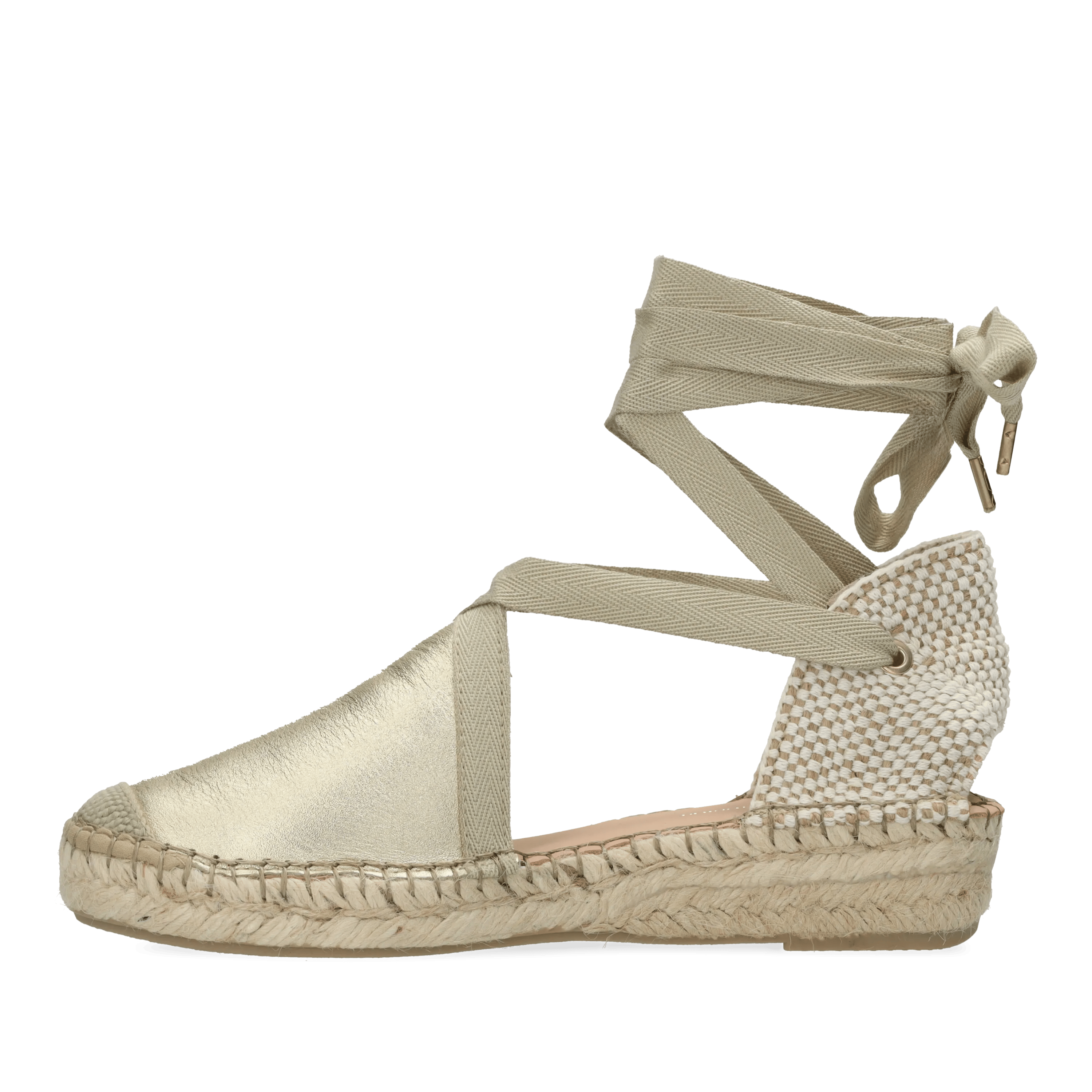Romi Luz Espadrille Metallic Hellgold