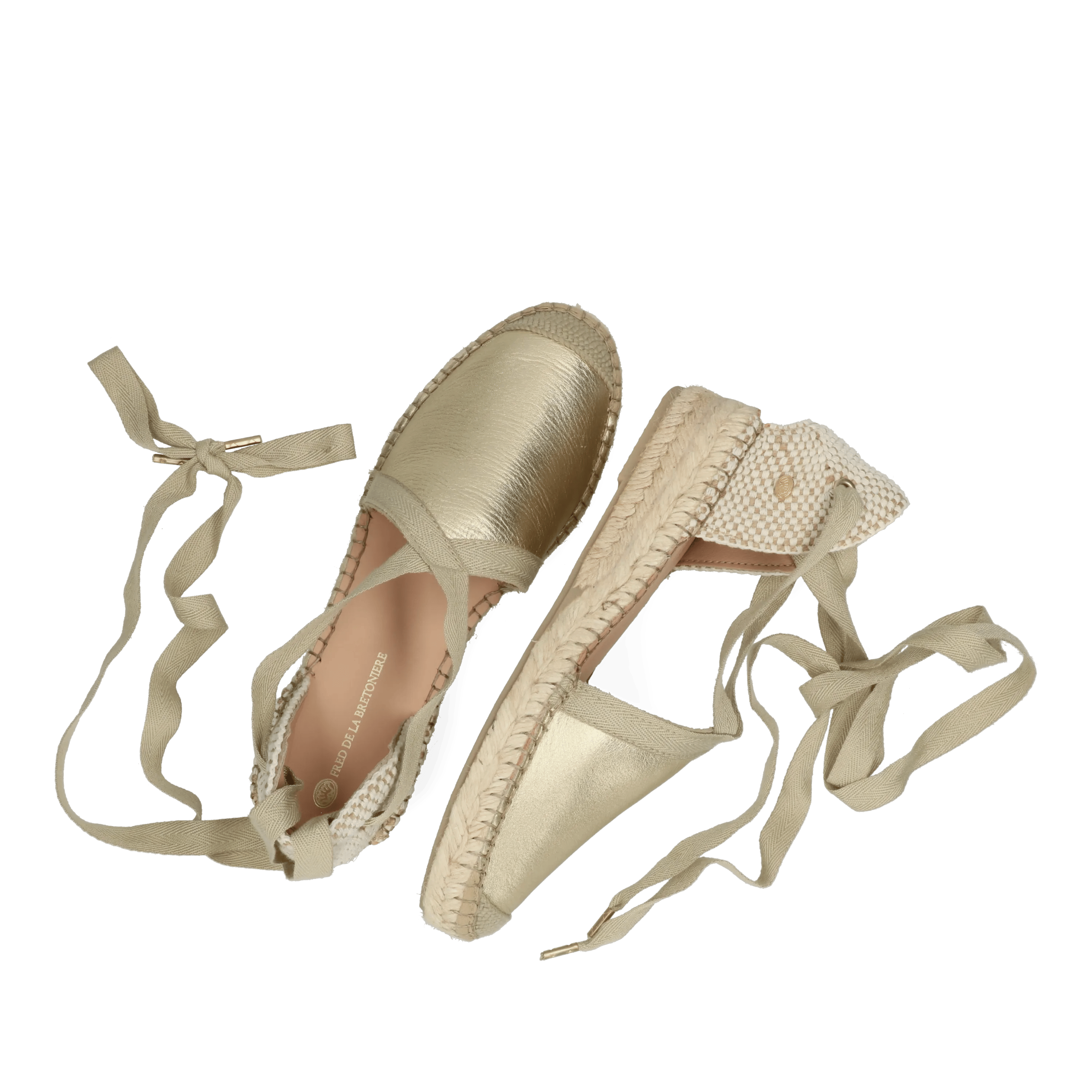 Romi Luz Espadrille Metallic Hellgold