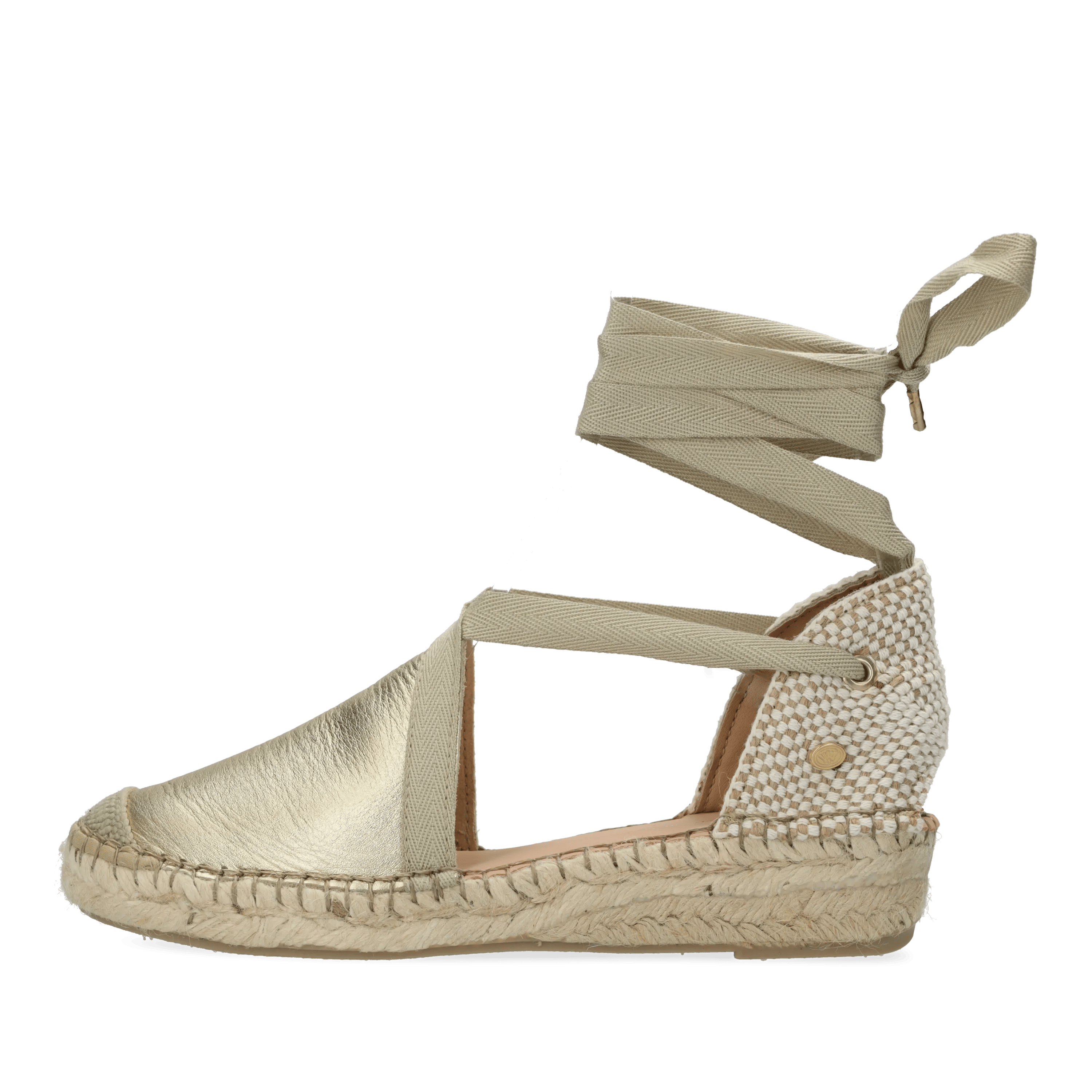 Romi Luz Espadrille Metallic Hellgold