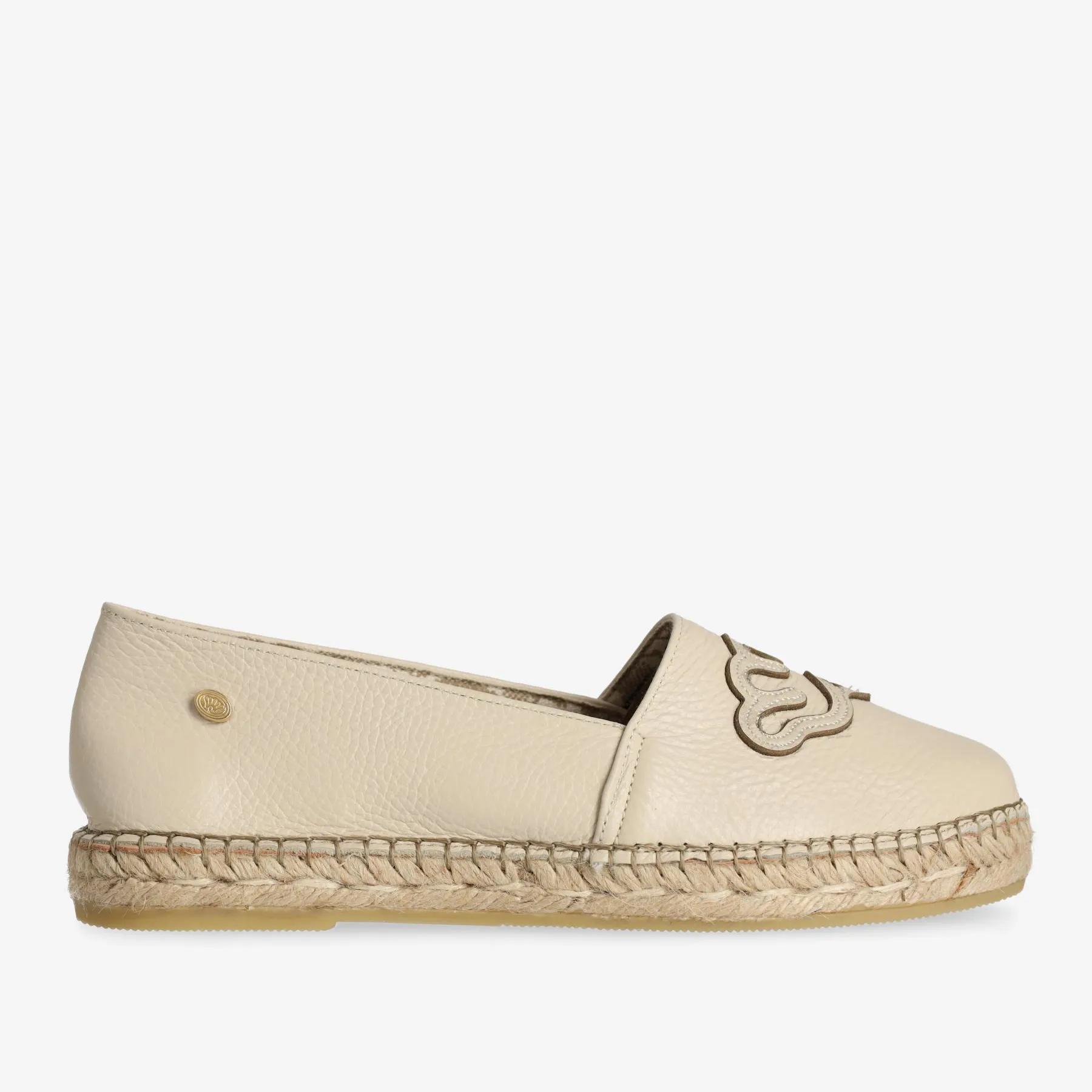 Mili Lily B Espadrille Leder Beige