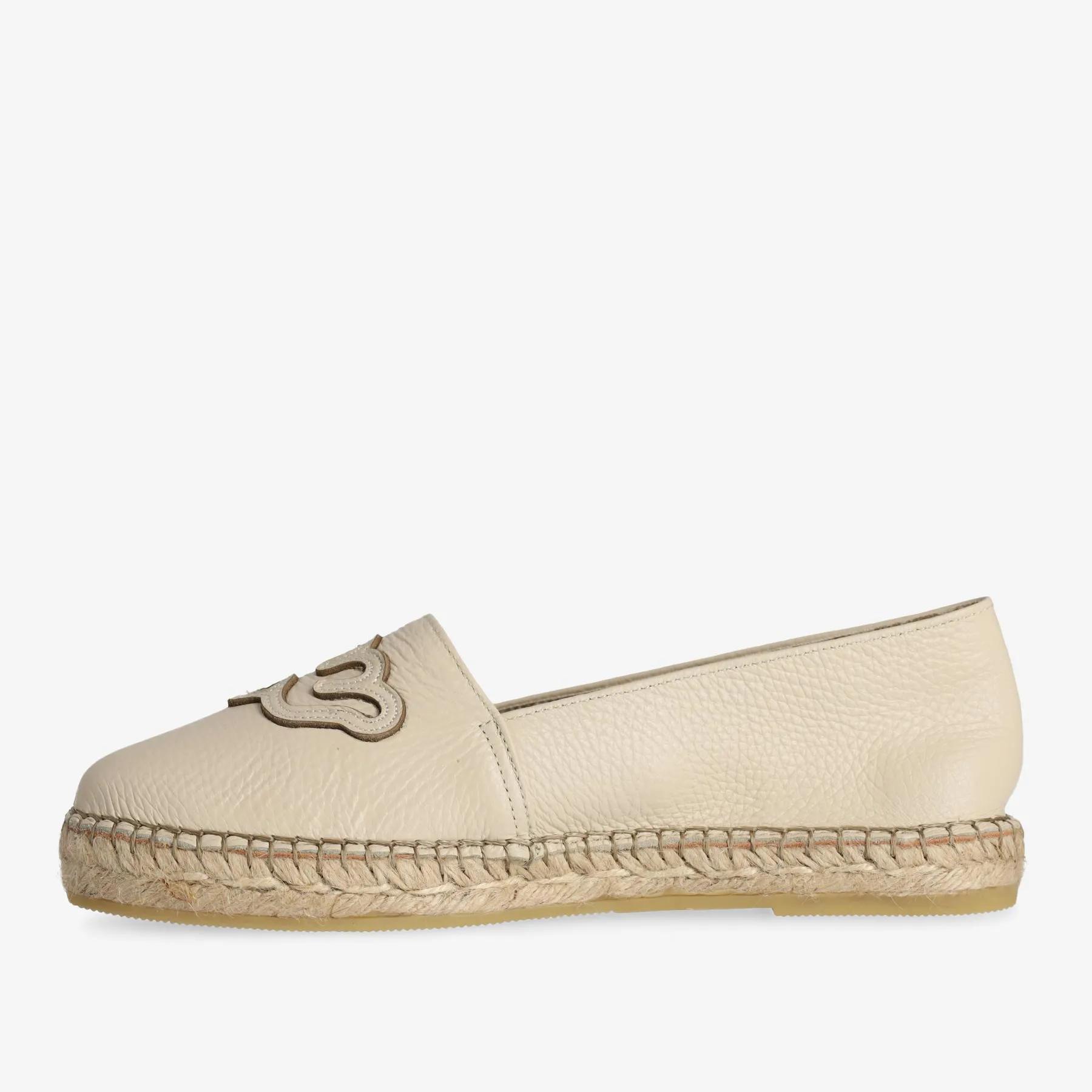 Mili Lily B Espadrille Leder Beige