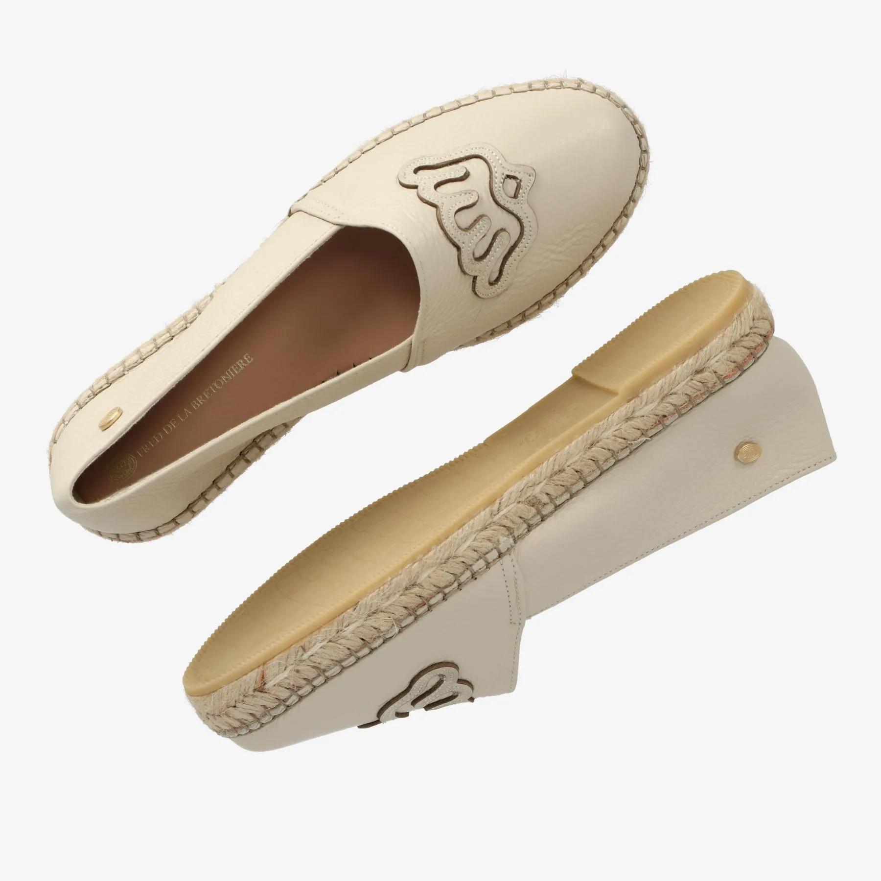 Mili Lily B Espadrille Leder Beige