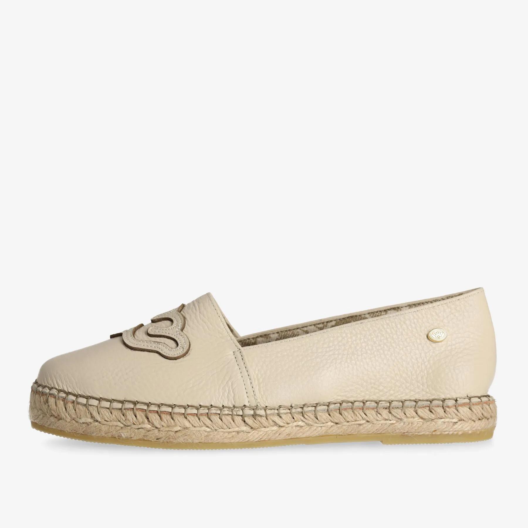 Mili Lily B Espadrille Leder Beige