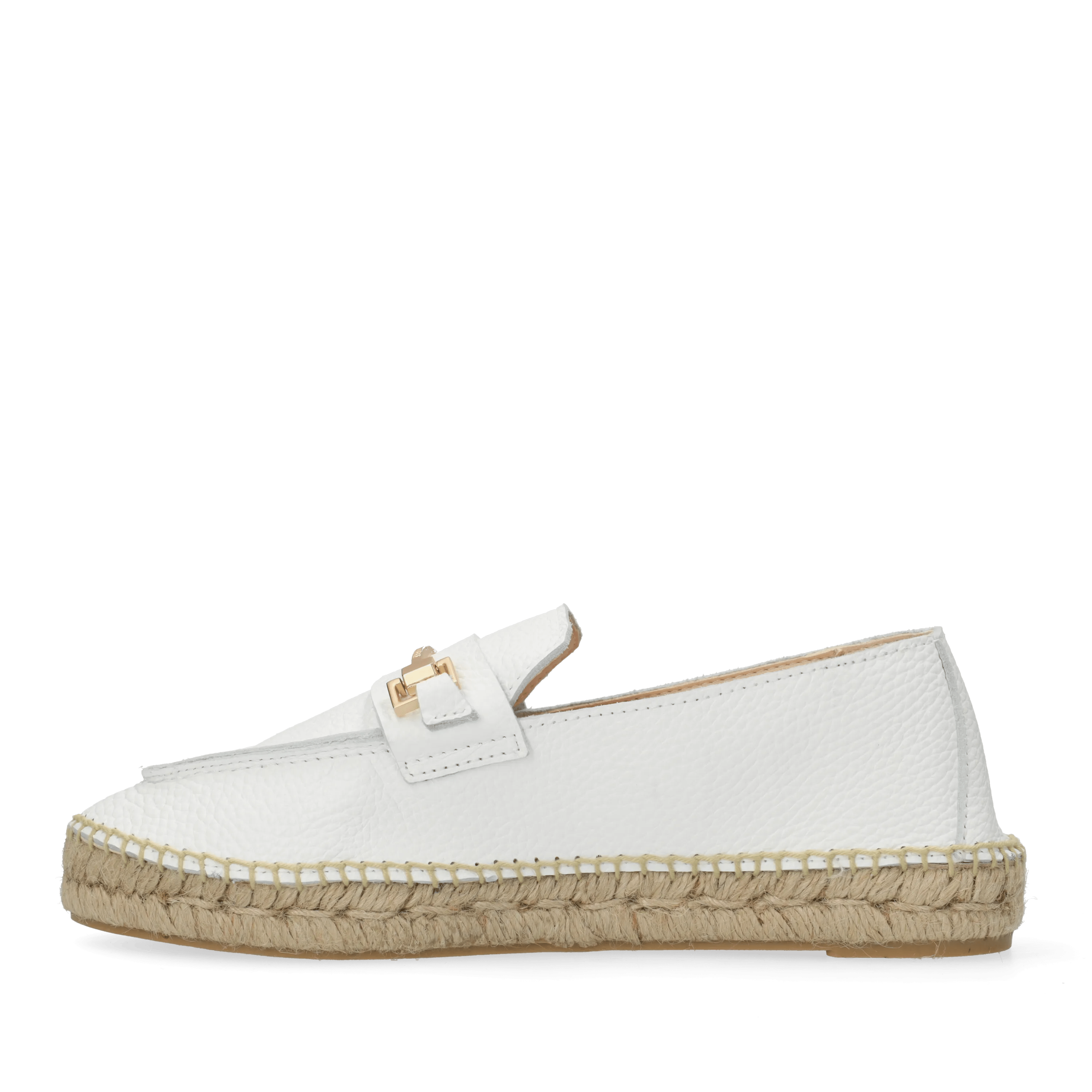 Eazia Giorgi Espadrille Leder Weiß