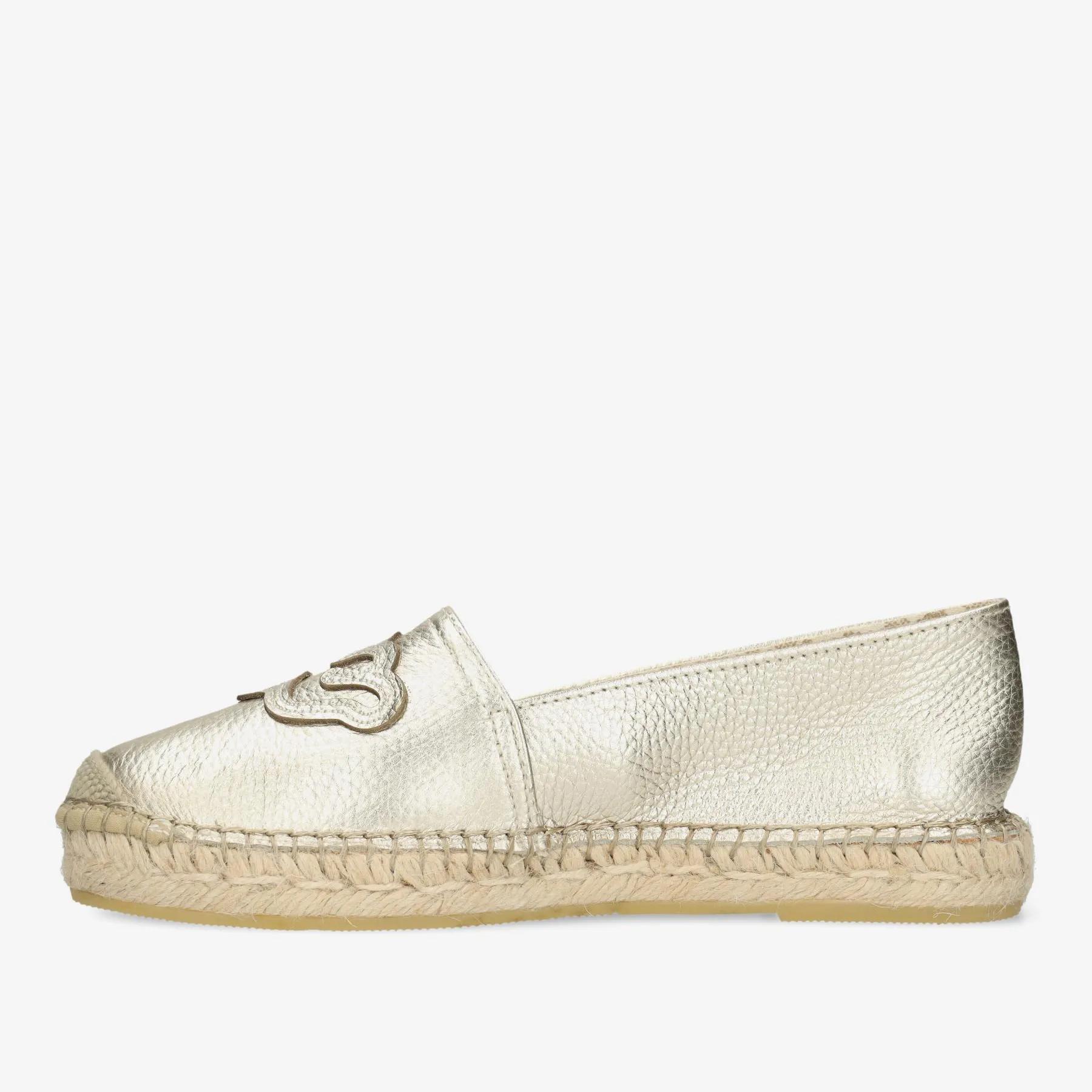 Mili Lily B Espadrille Lt.Gold Leder Gold