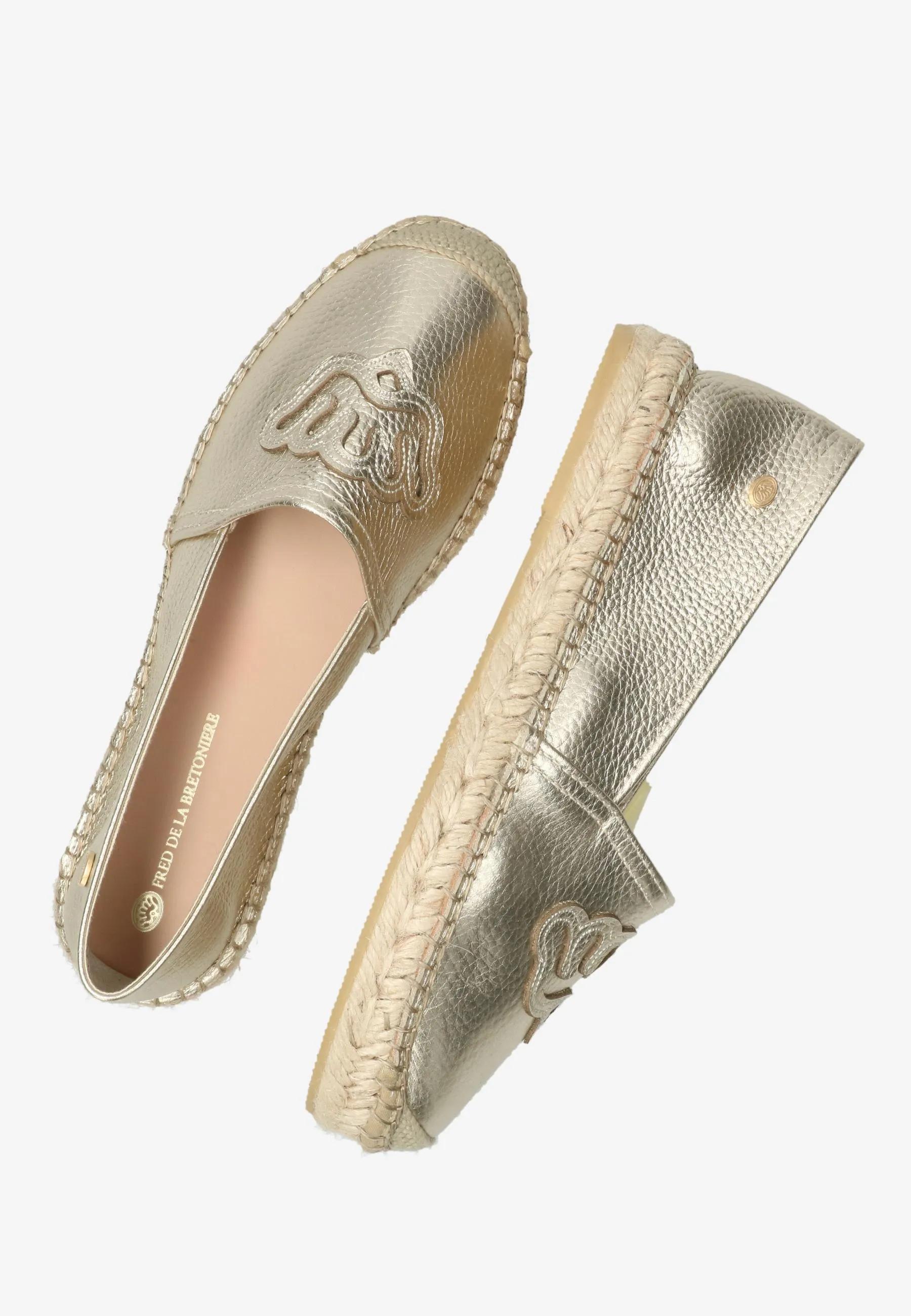 Mili Lily B Espadrille Lt.Gold Leder Gold