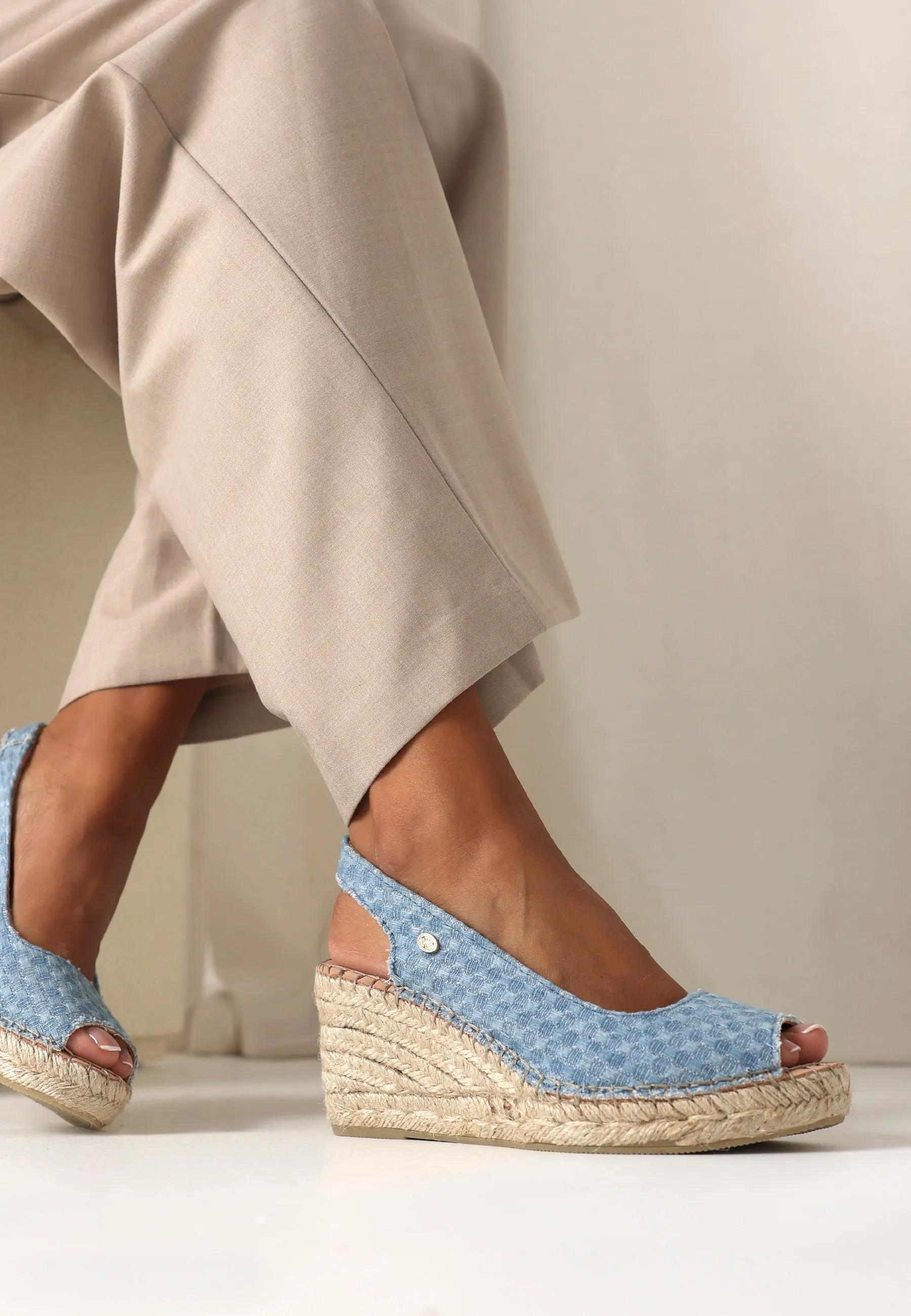 Clare Beau espadrille Jeans Jeansblauw