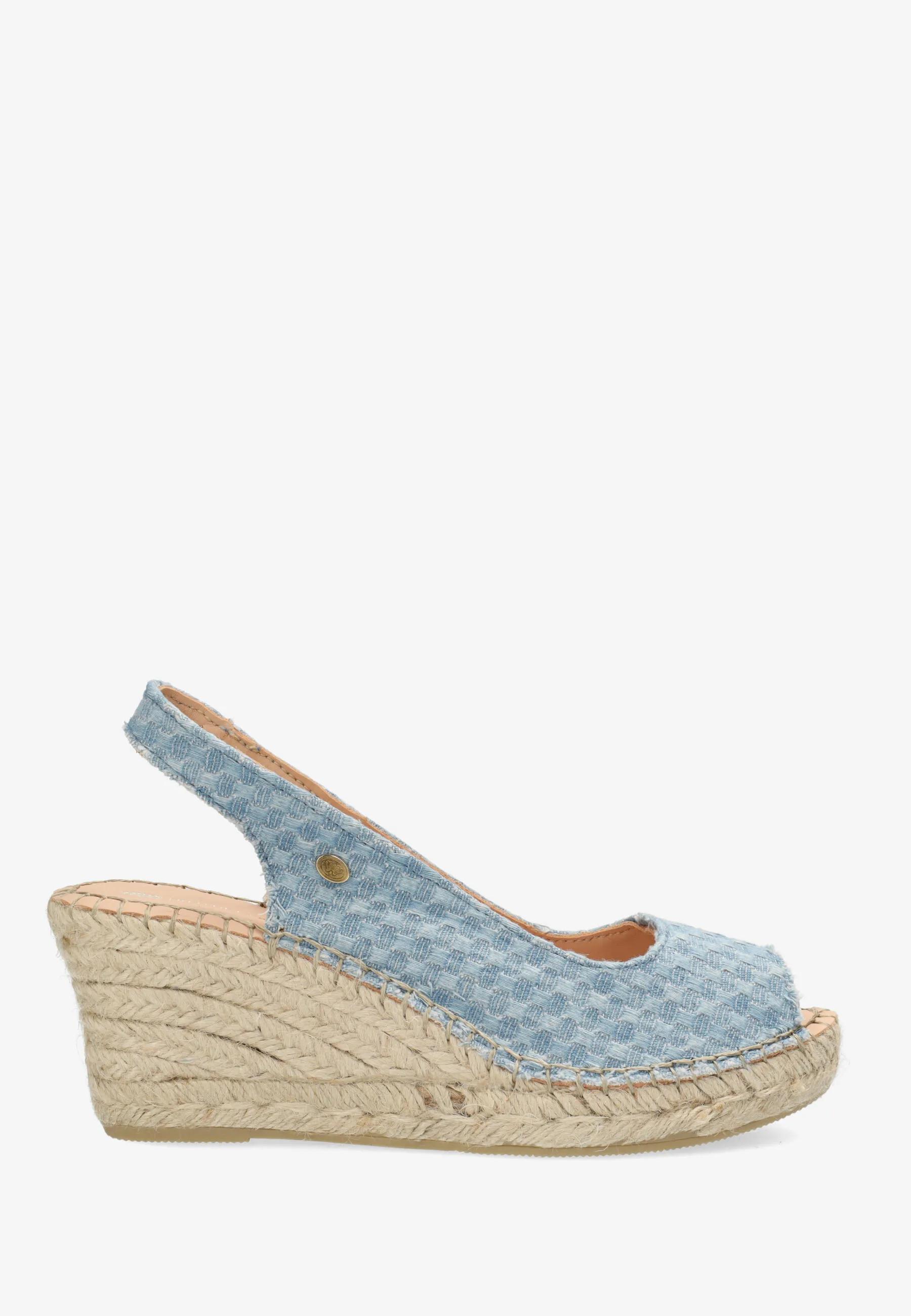 Clare Beau espadrille Jeans Jeansblauw