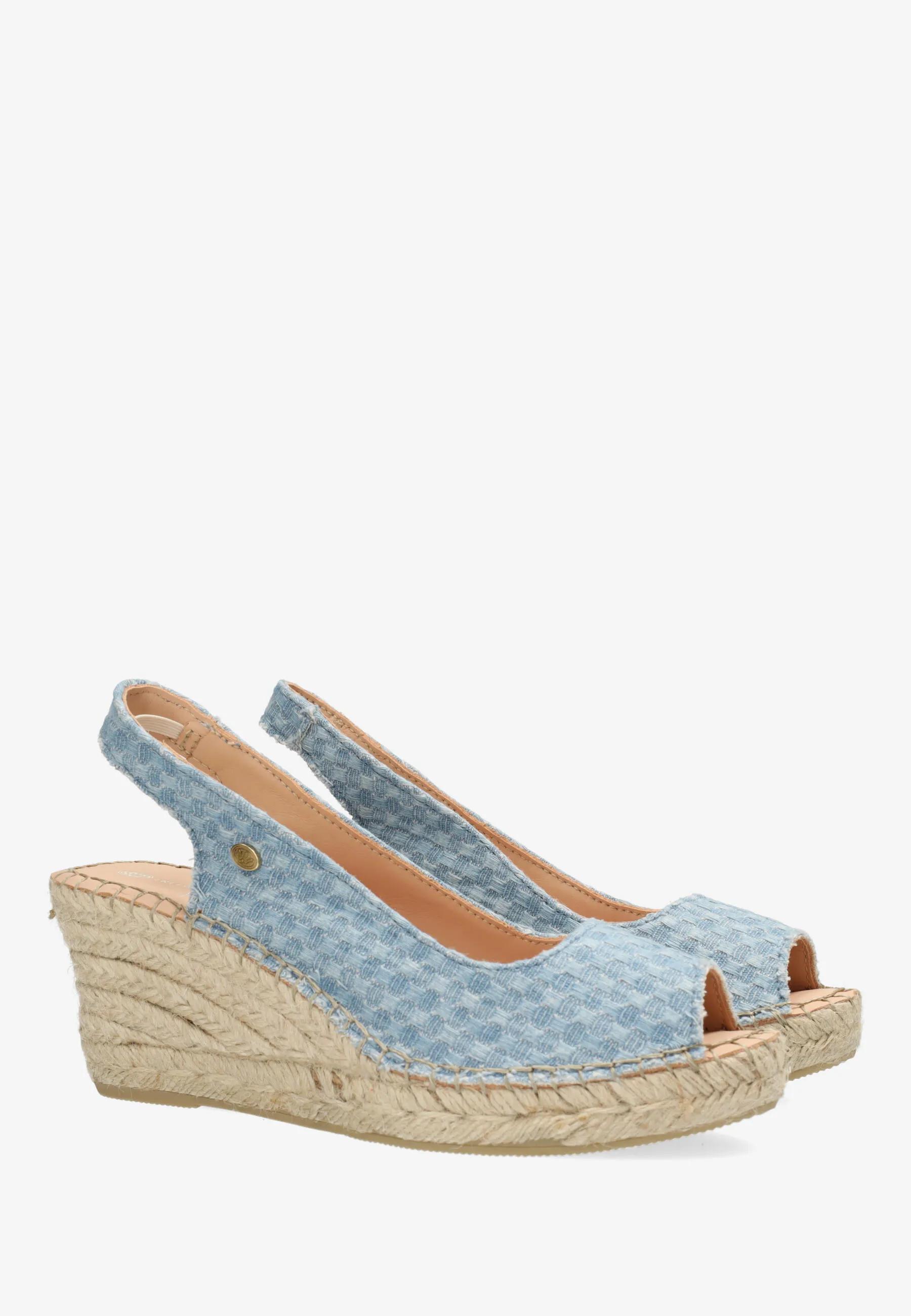 Clare Beau espadrille Jeans Jeansblauw