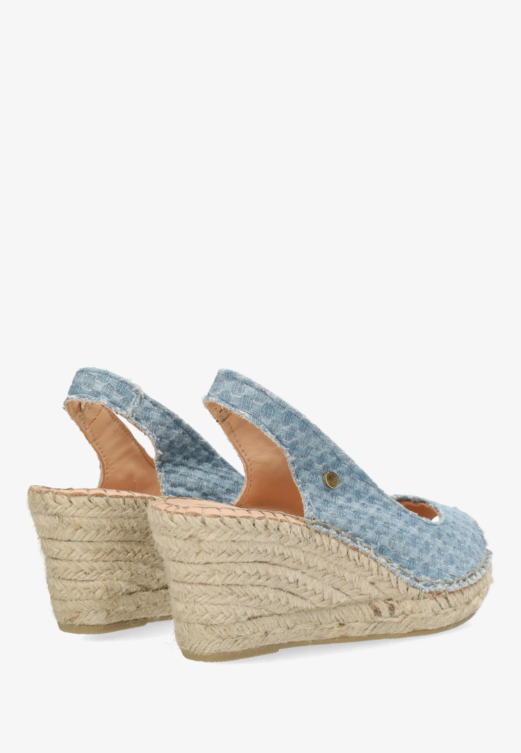 Clare Beau espadrille Jeans Jeansblauw