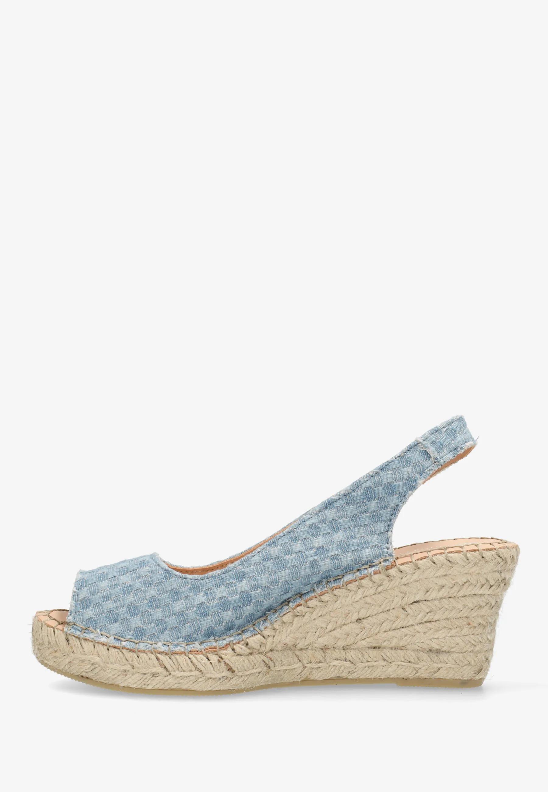 Clare Beau espadrille Jeans Jeansblauw