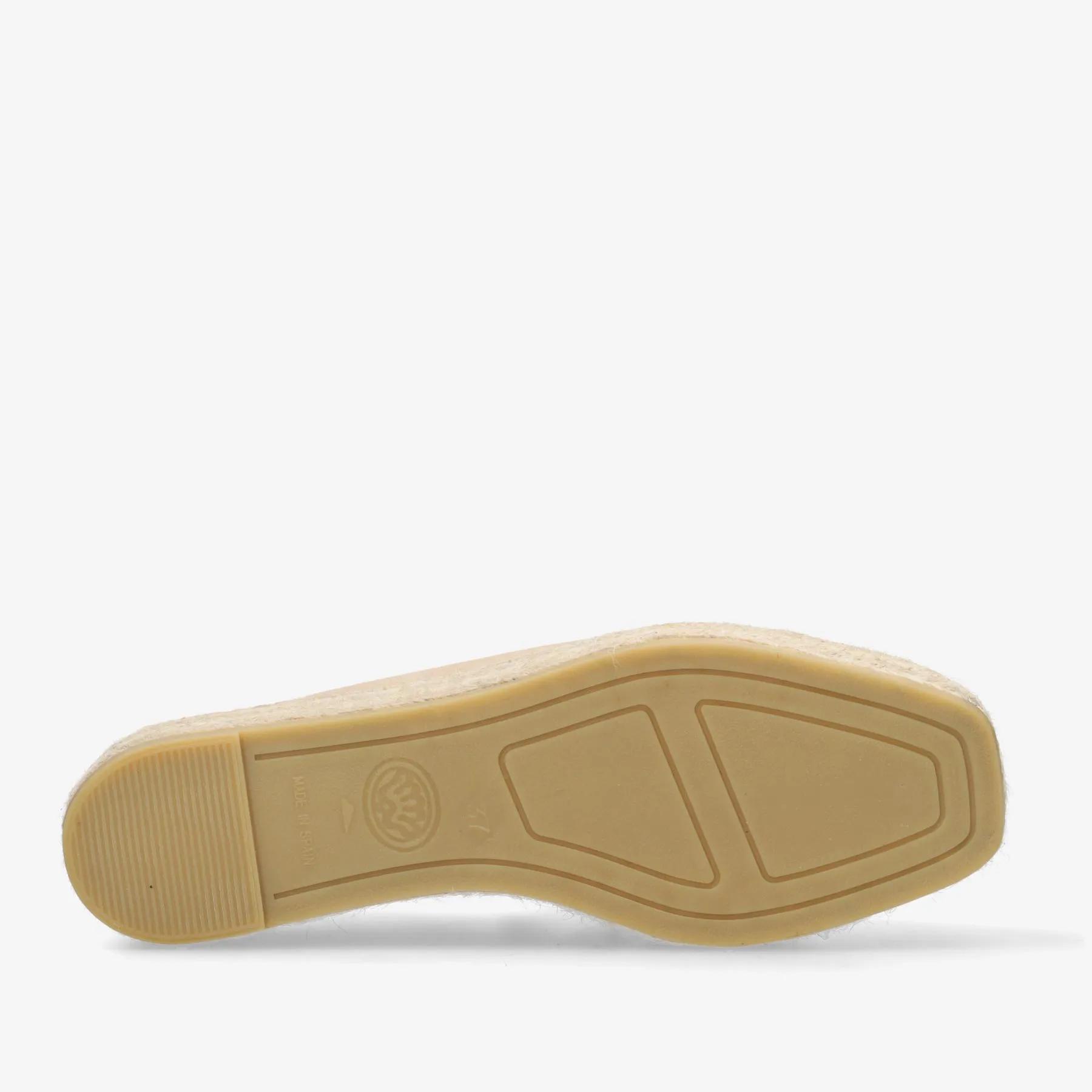 June Chain Espadrille Veloursleder Taupe