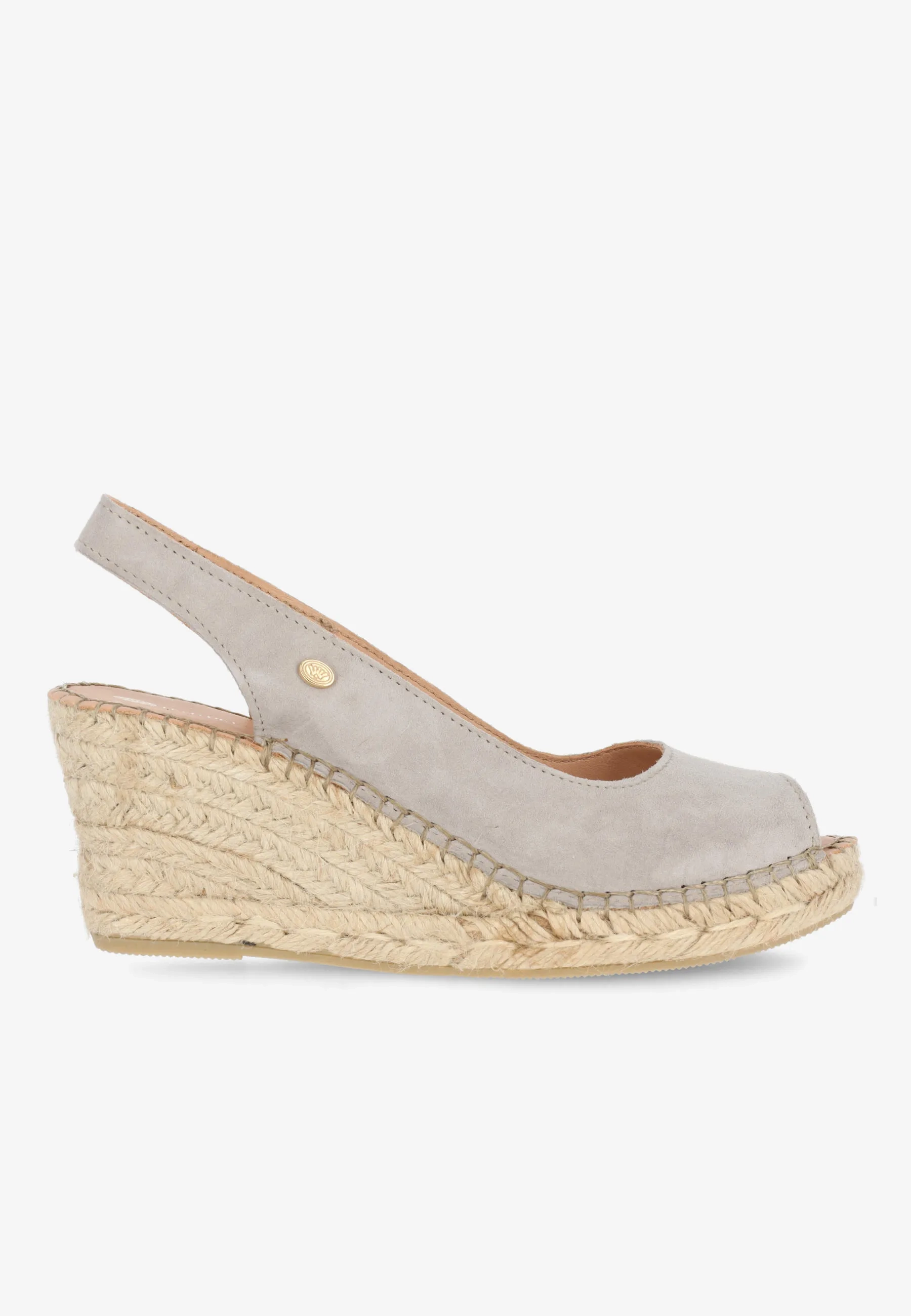 Clare Beau espadrille Suède Taupe
