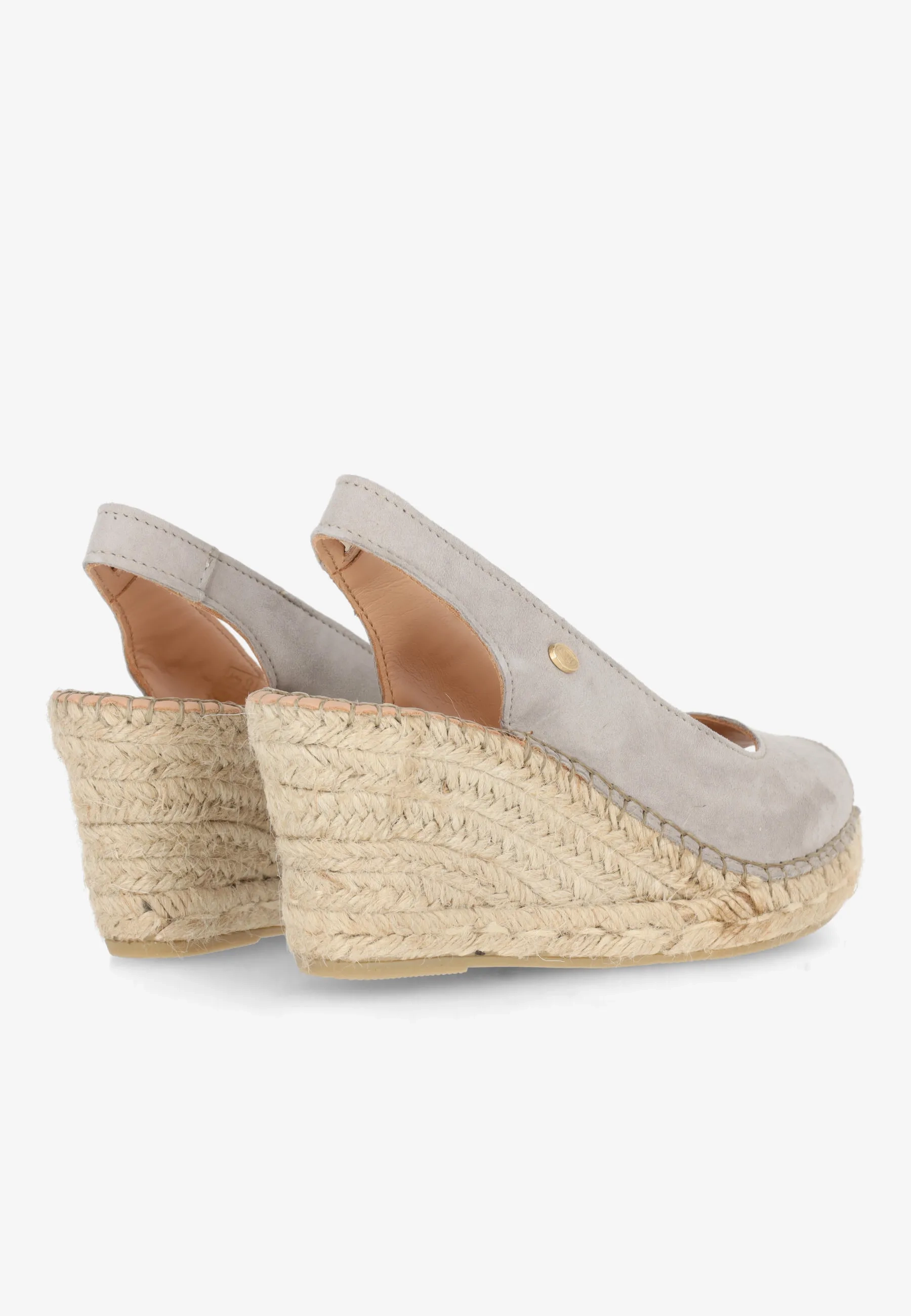Clare Beau espadrille Suède Taupe