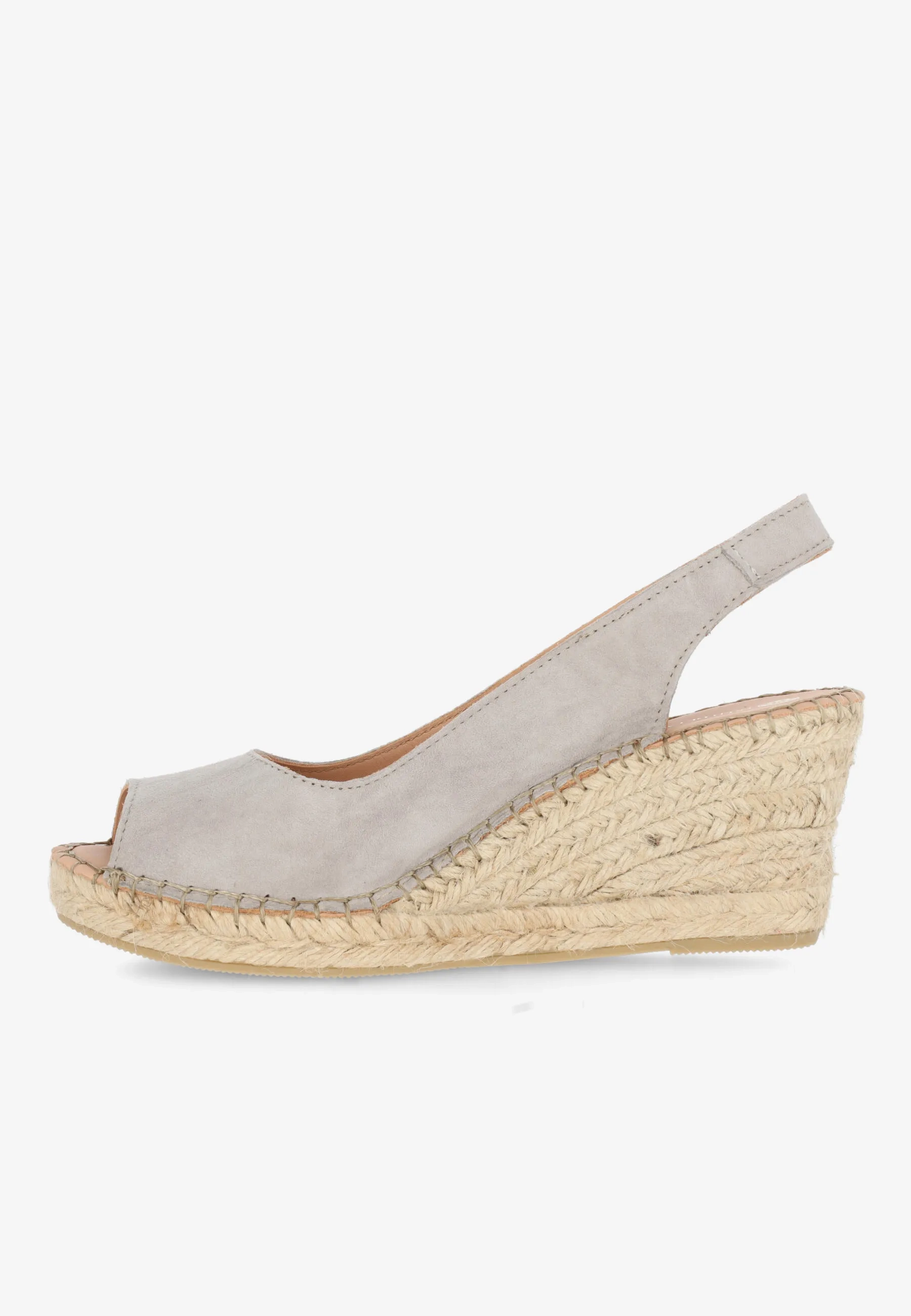 Clare Beau espadrille Suède Taupe