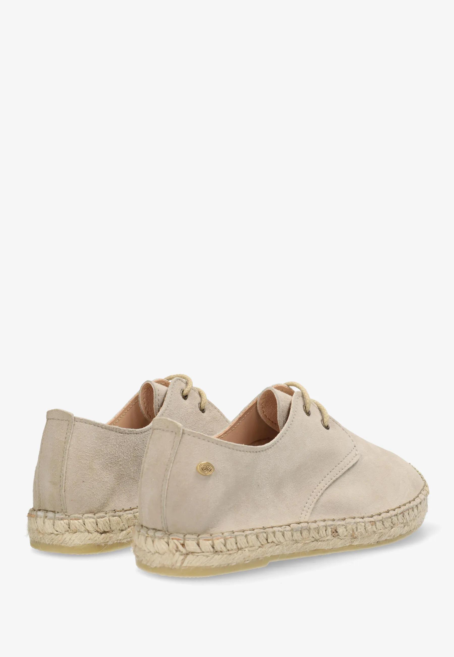 Mili Luna espadrille Suède Taupe