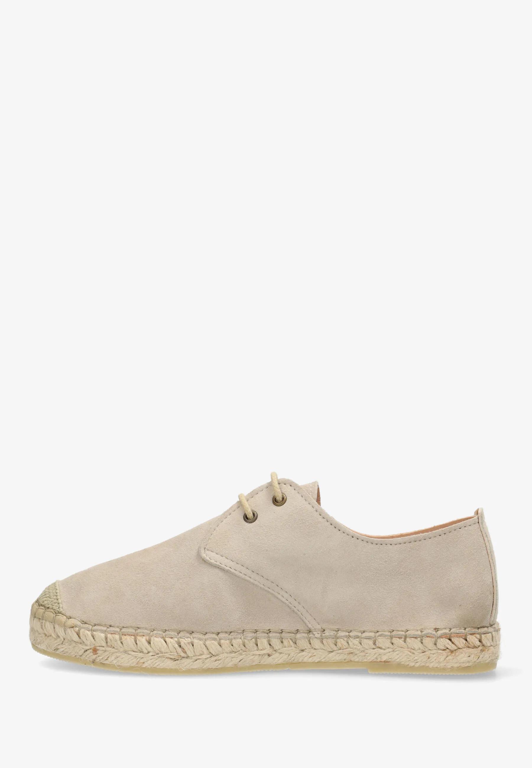 Mili Luna espadrille Suède Taupe