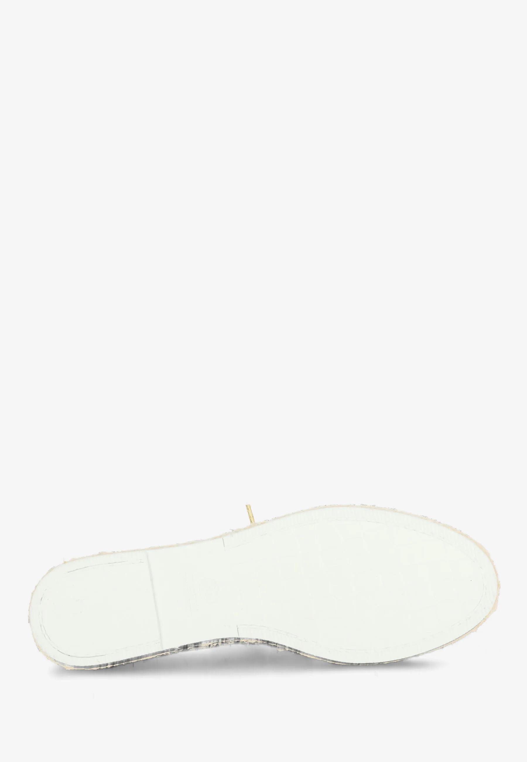 Mili Luna espadrille Leer Wit