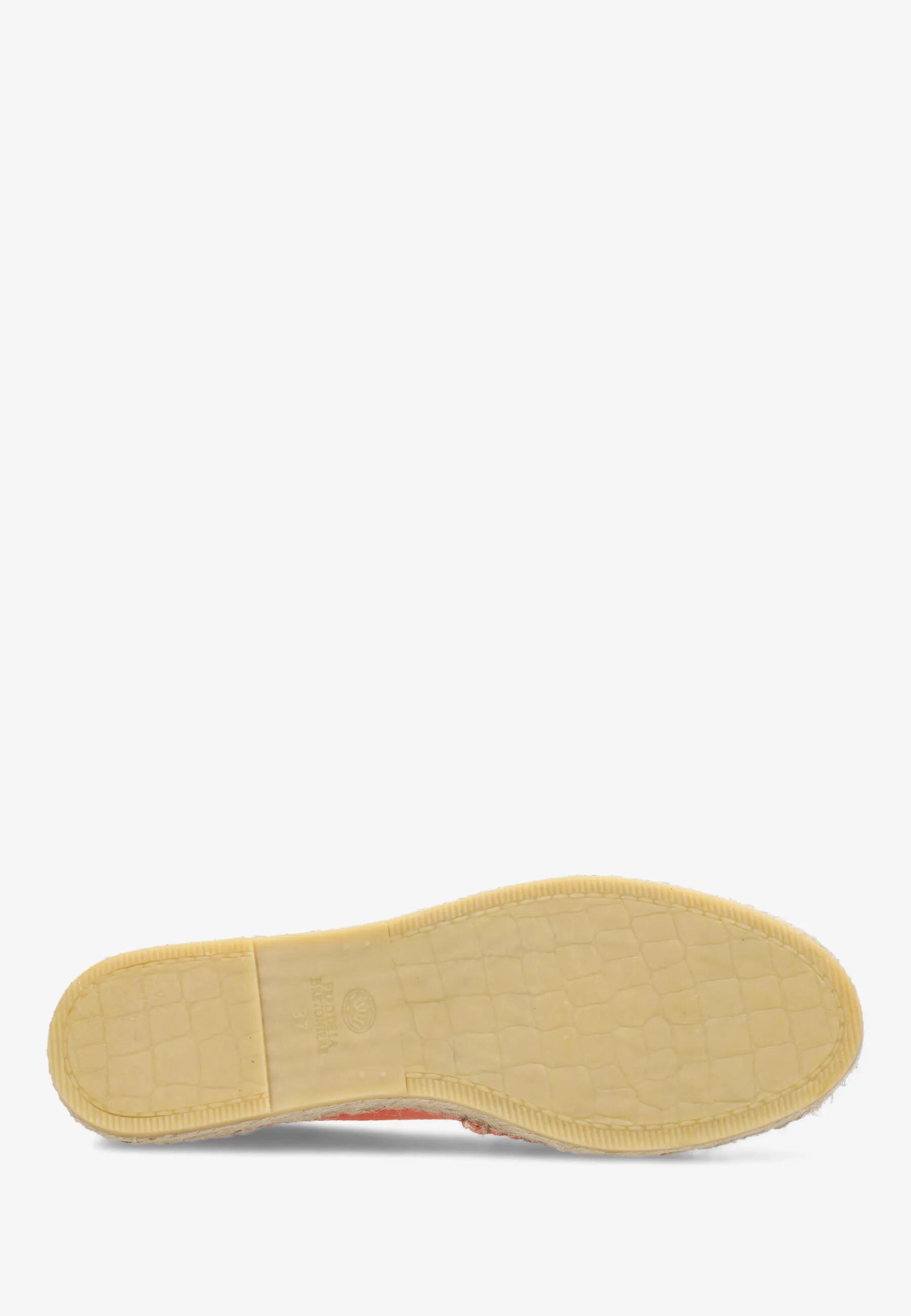 Mili Ana Espadrille Veloursleder Koralle
