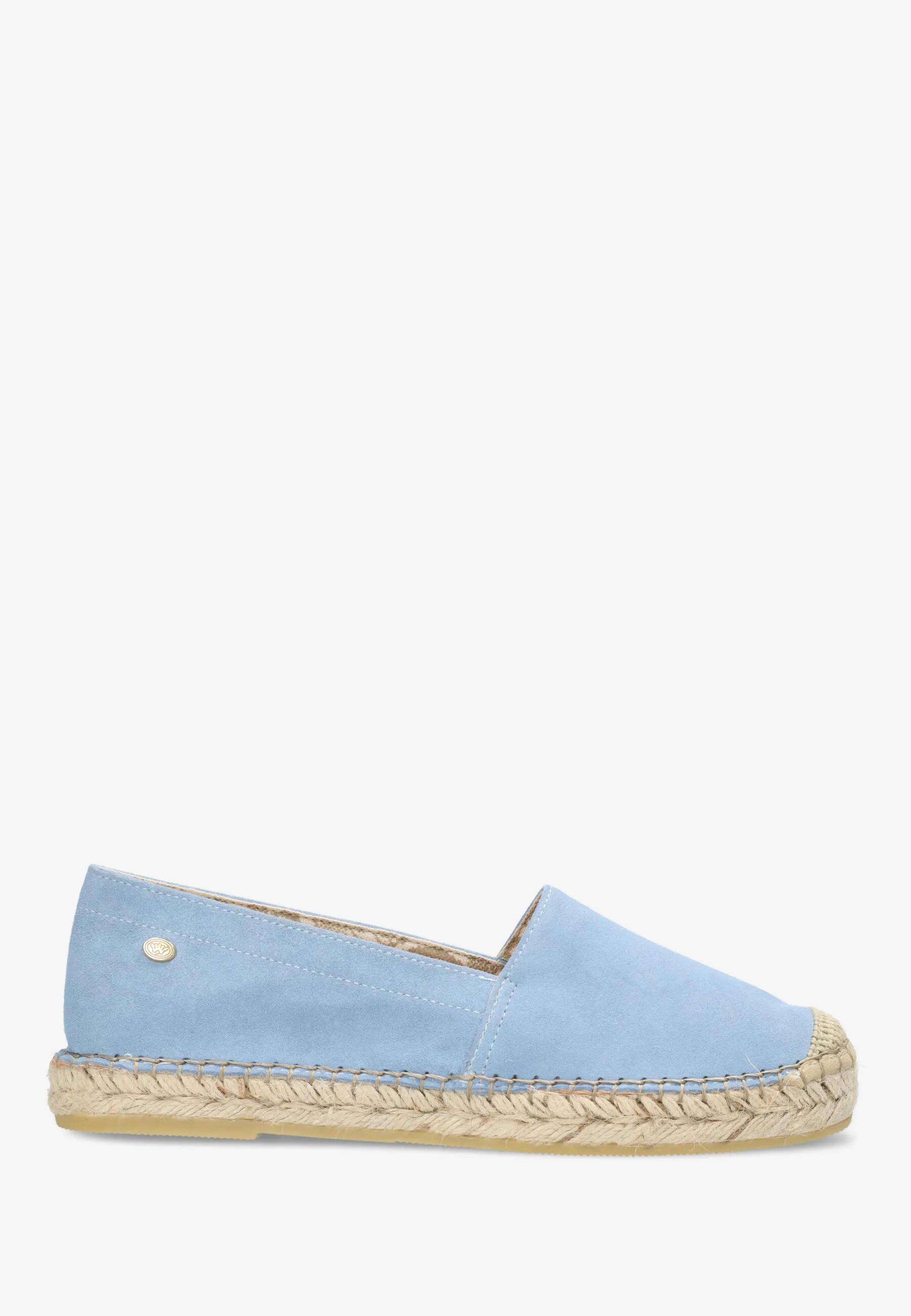 Mili Ana Espadrille Veloursleder Babyblau