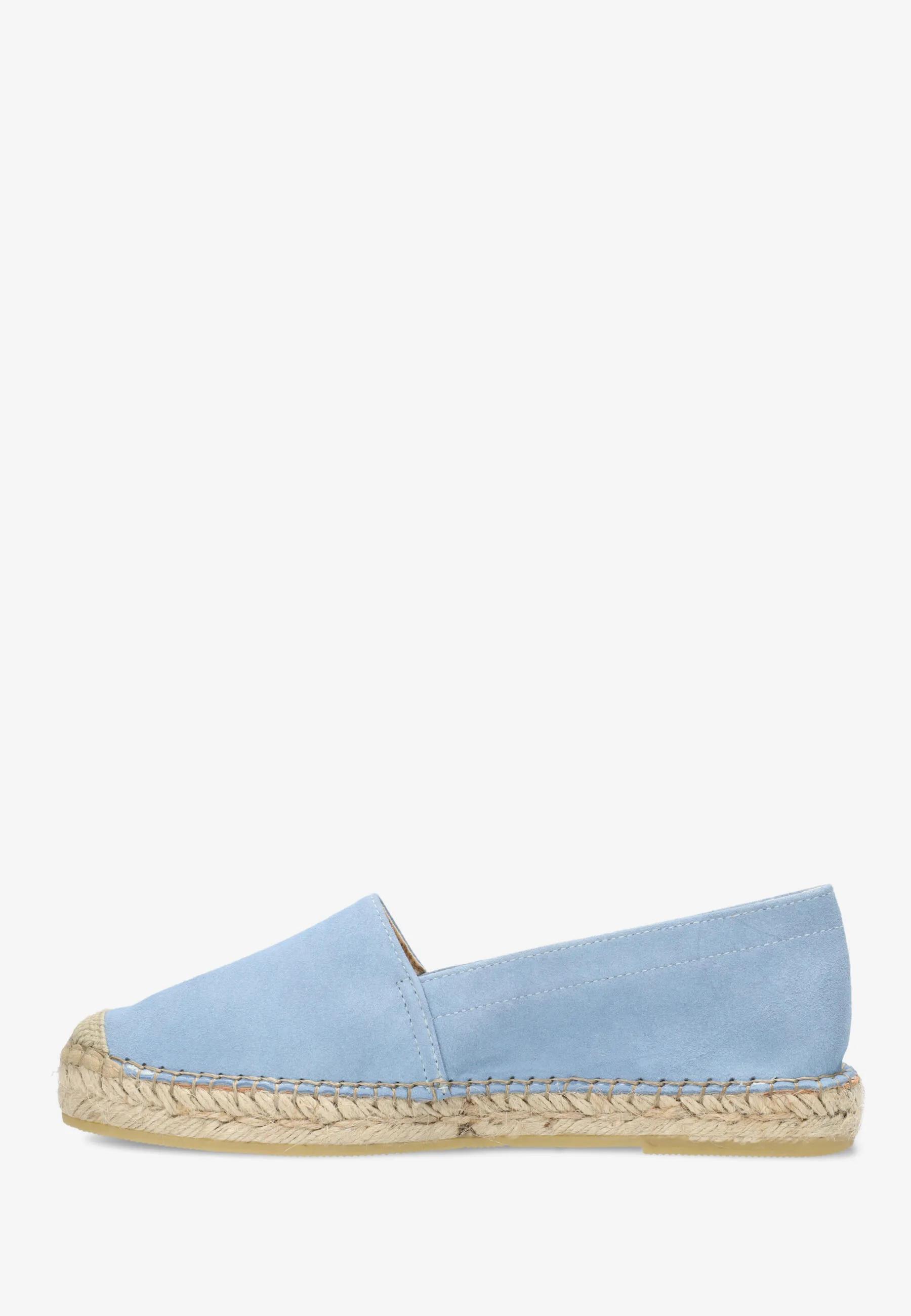 Mili Ana Espadrille Veloursleder Babyblau