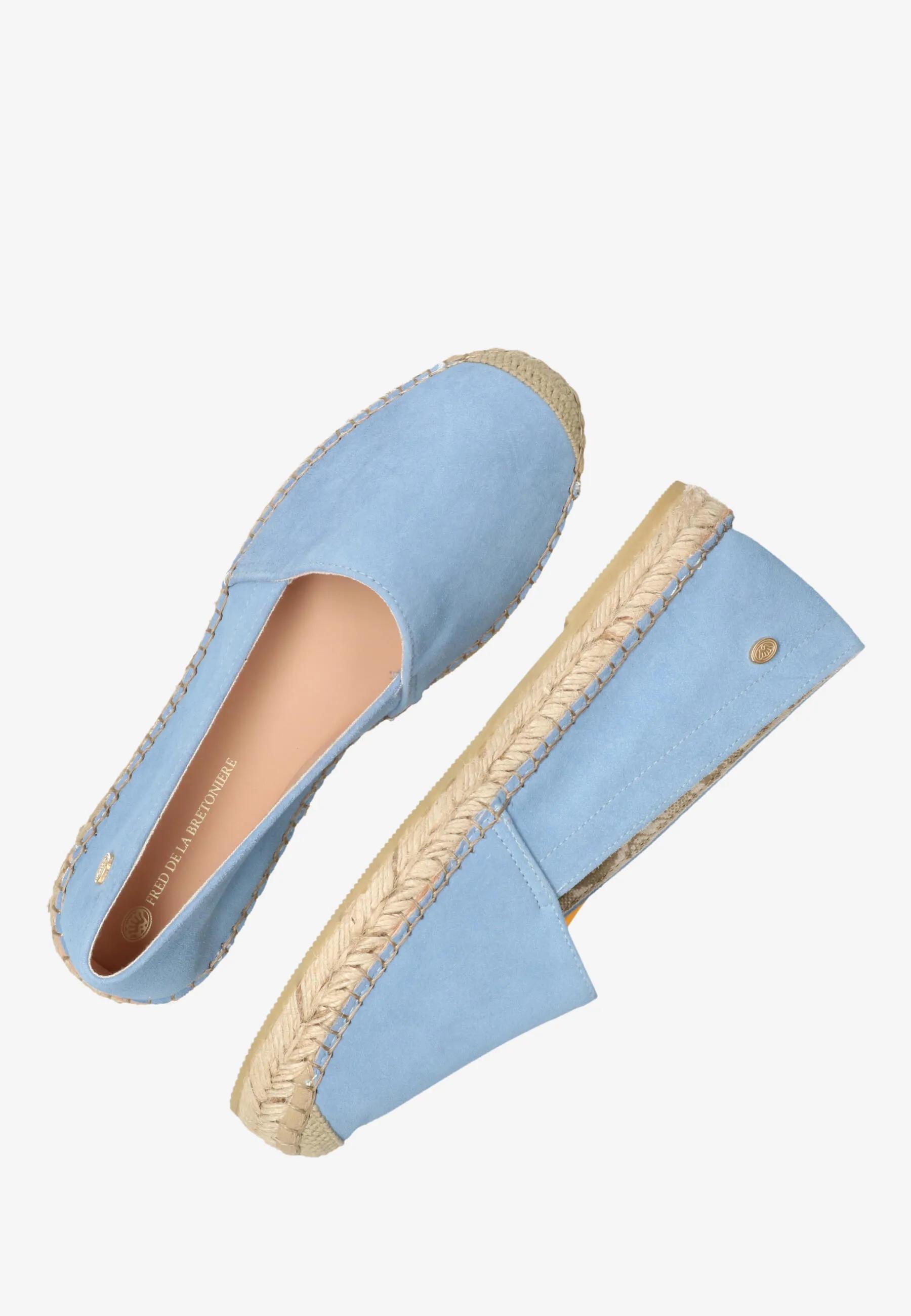 Mili Ana Espadrille Veloursleder Babyblau