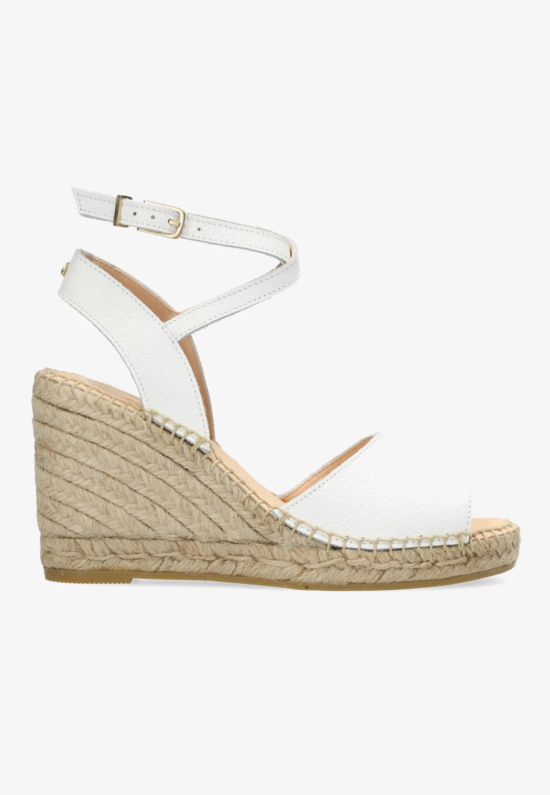 Jacky O-Nine espadrille leer wit