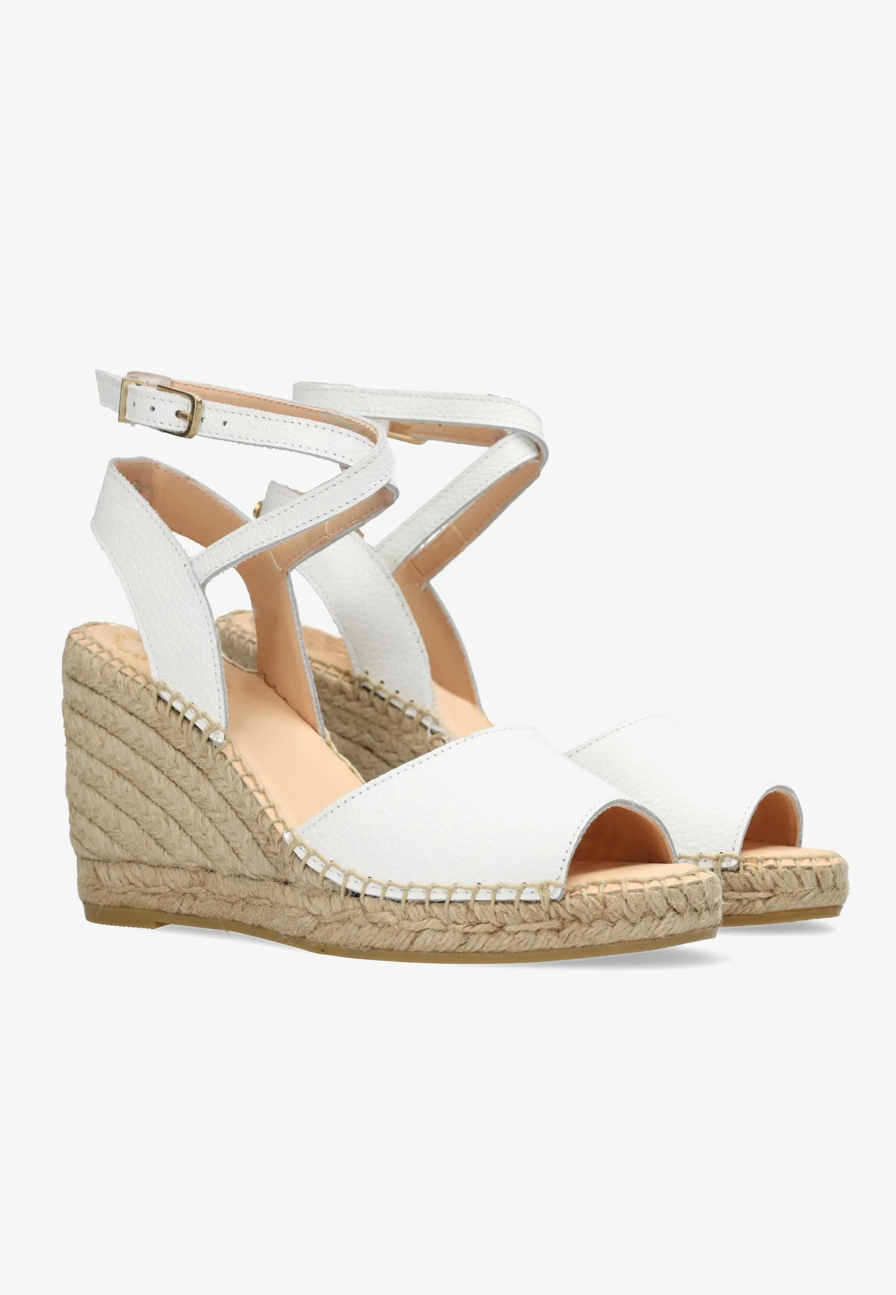 Jacky O-Nine espadrille leer wit
