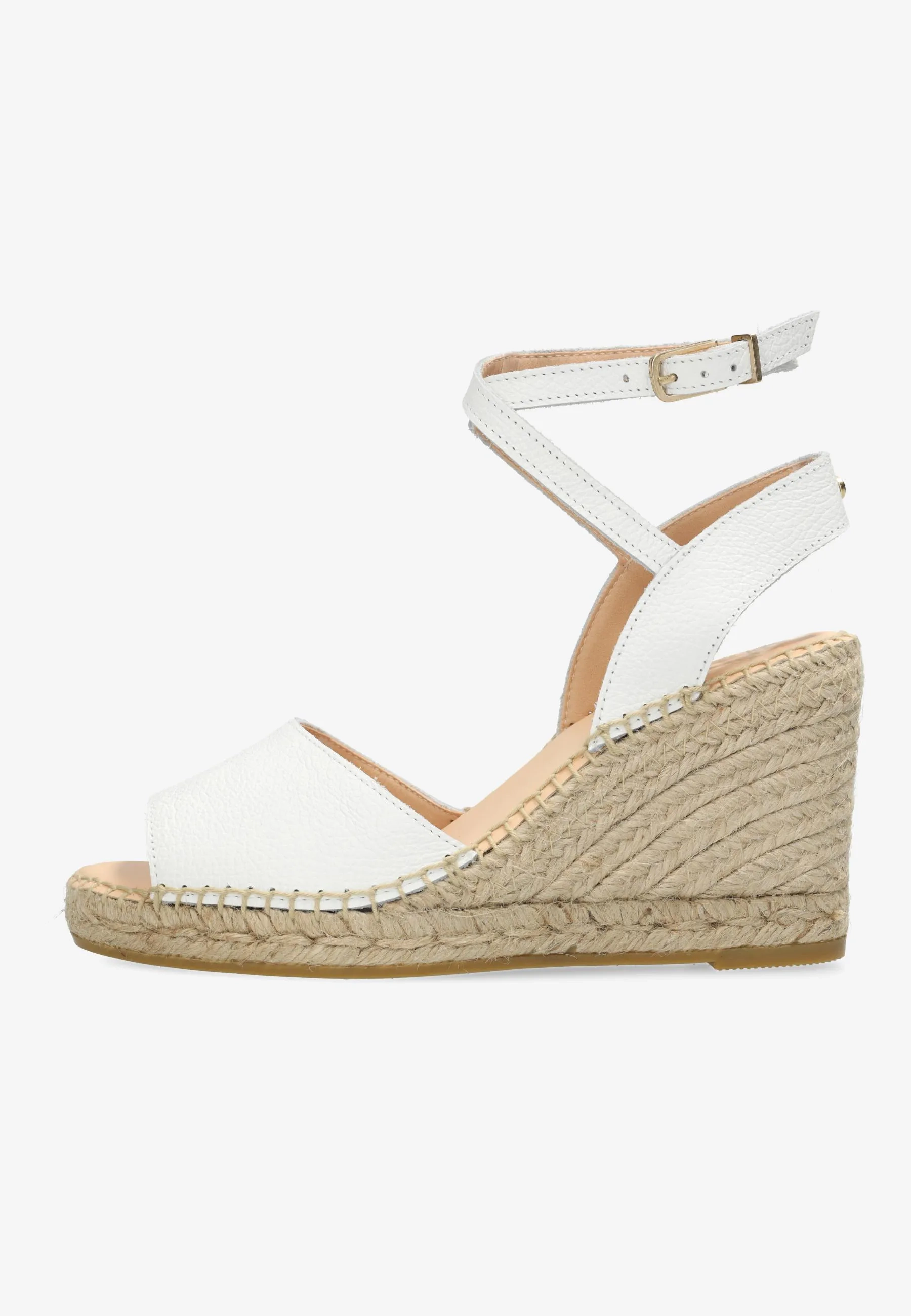Jacky O-Nine espadrille leer wit