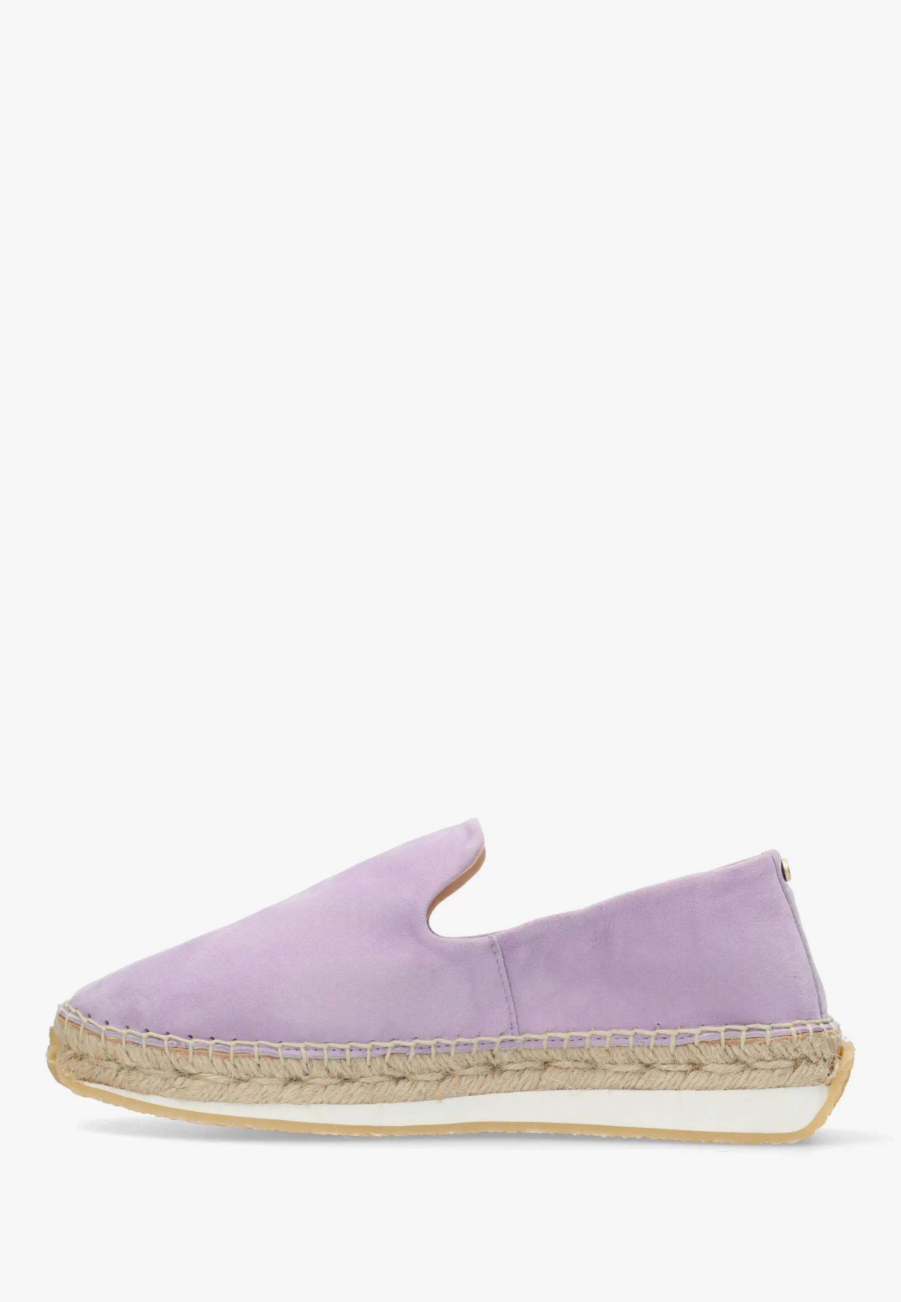 Nola Loa Espadrille Veloursleder Violett