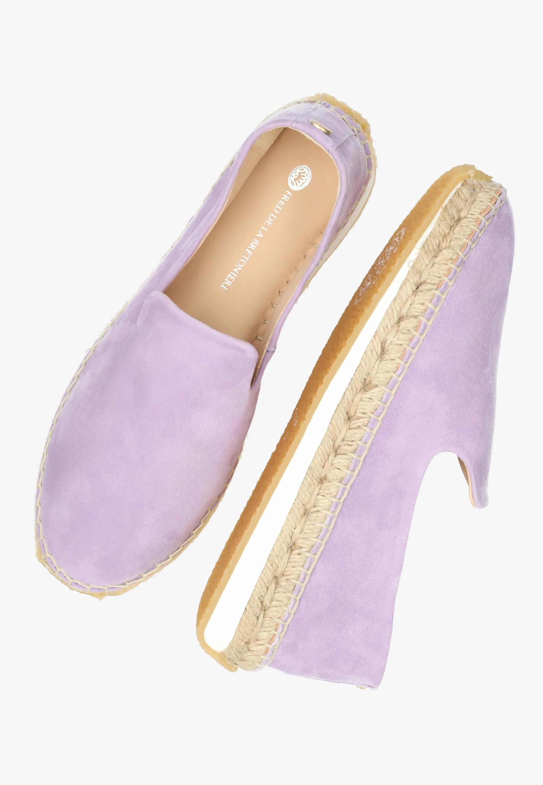 Nola Loa Espadrille Veloursleder Violett