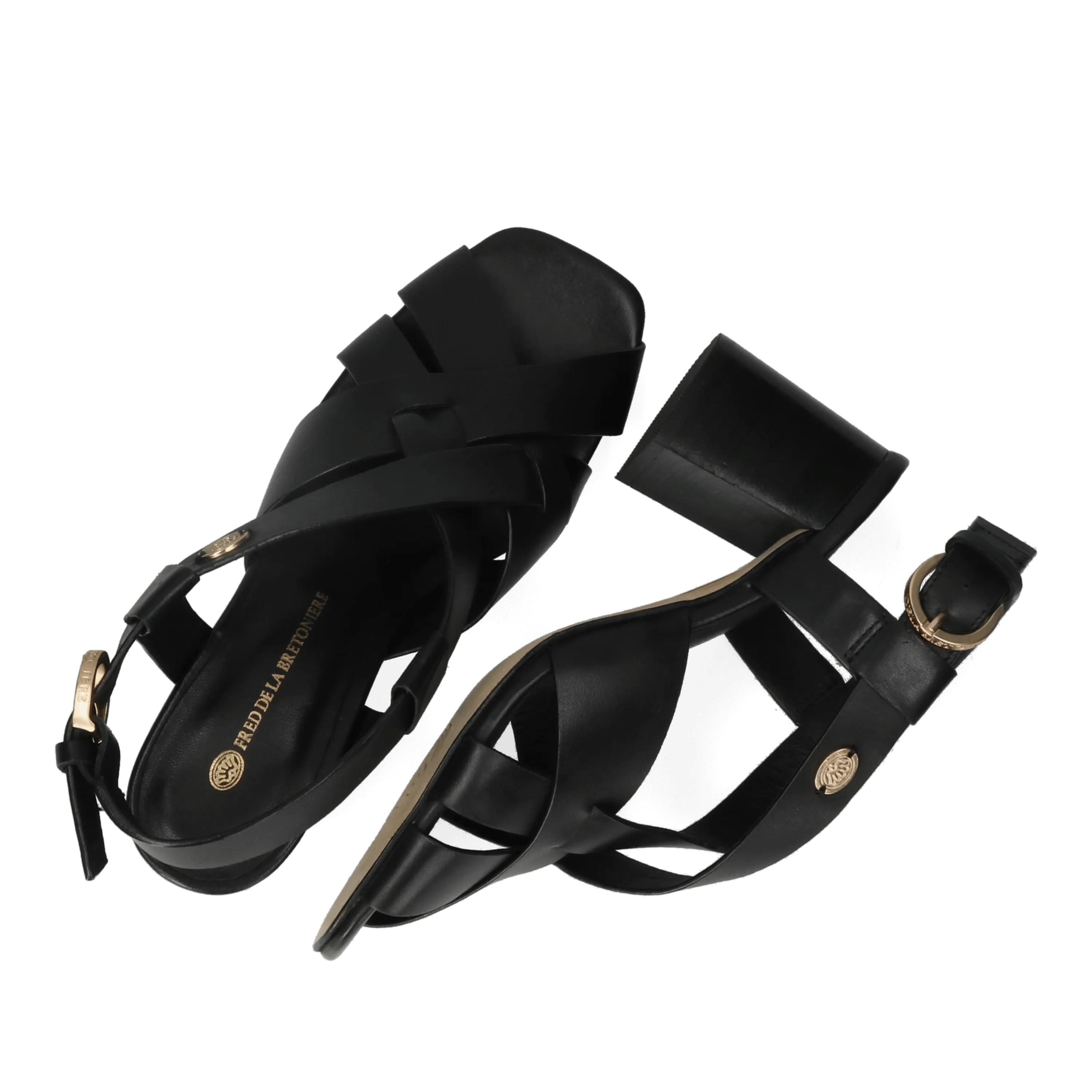 Giada Cross sandaal Crust Zwart